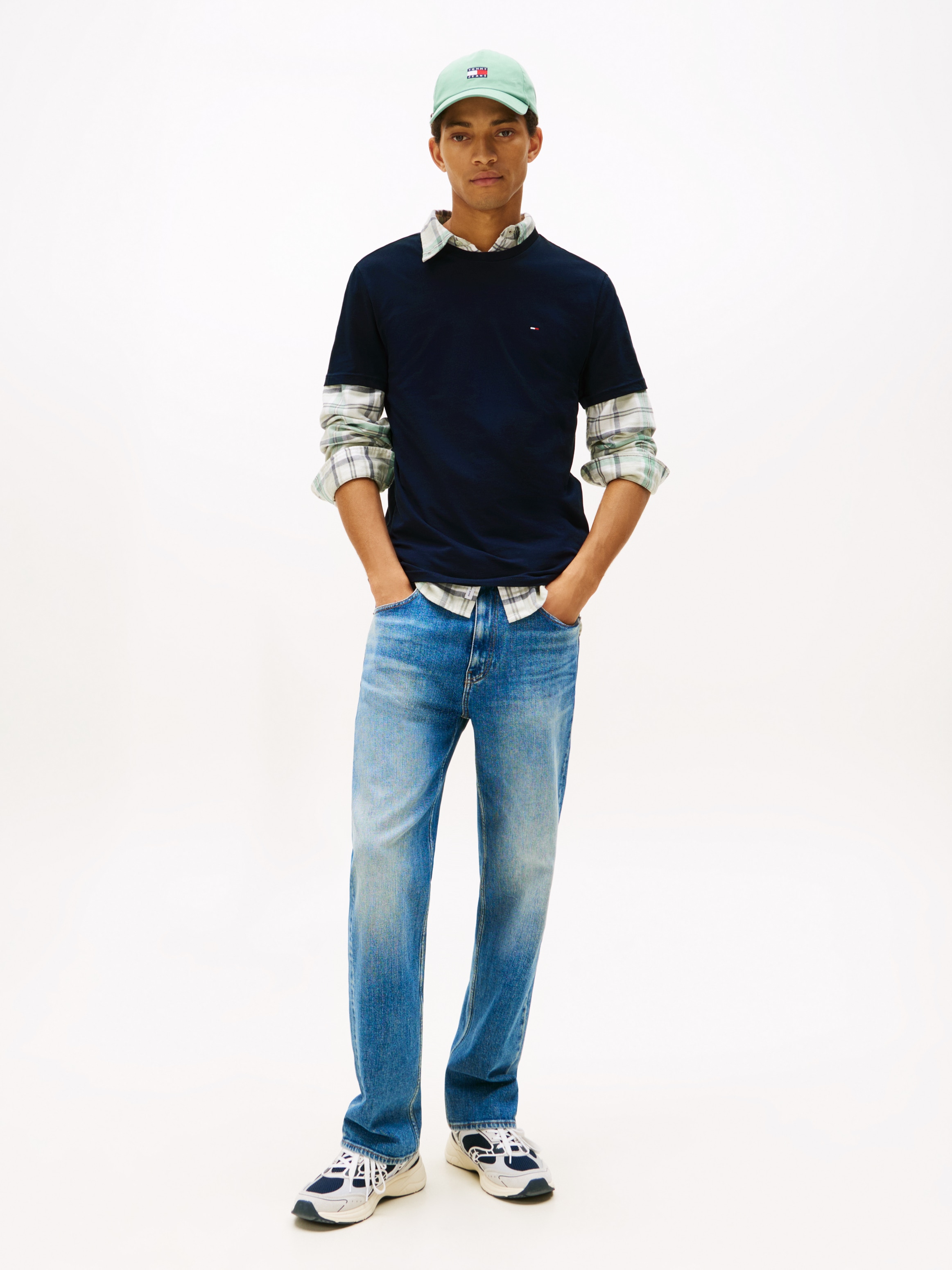 Tommy Jeans T-Shirt »TJM EXTRA SLIM 3 PACK« Packung, 3 Mit Rundhalsausschnitt