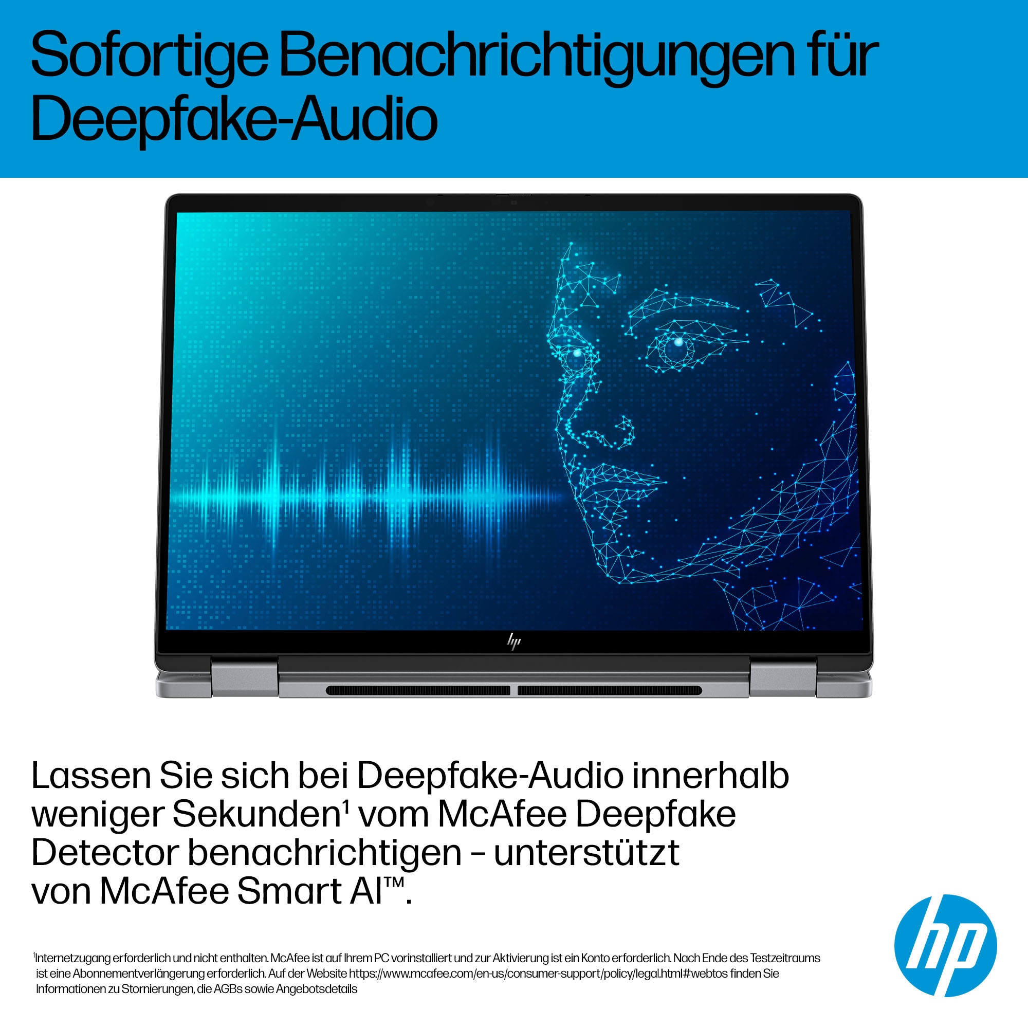 HP Convertible Notebook »OmniBook X Flip 14-fm0272ng« 35,6 cm / 14 ″ Intel Core Ultra 7 ARC 140V 512 GB SSD