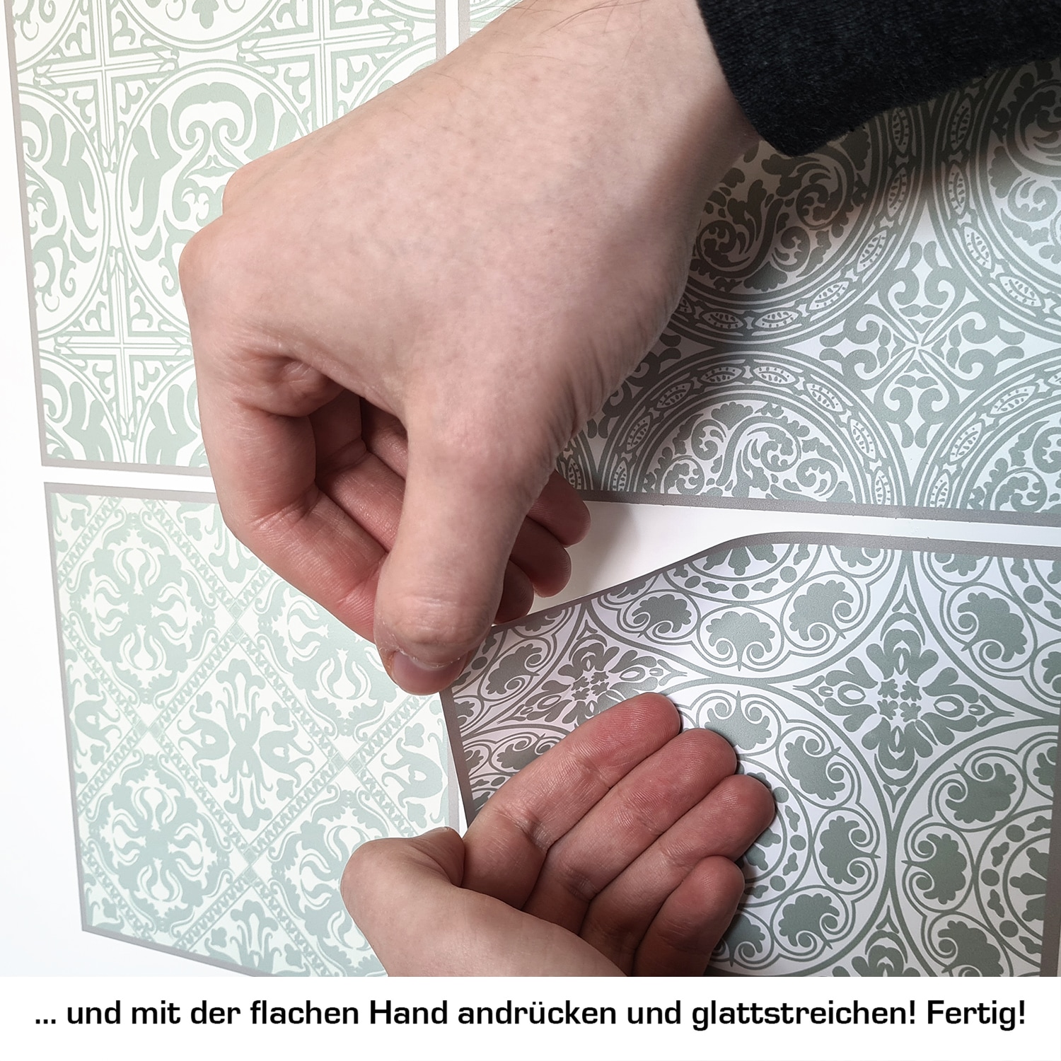 queence Fliesenaufkleber »Zitronen karriert«, (12 St.), Stickerfliesen, selbstklebend, Sticker, 12er Set