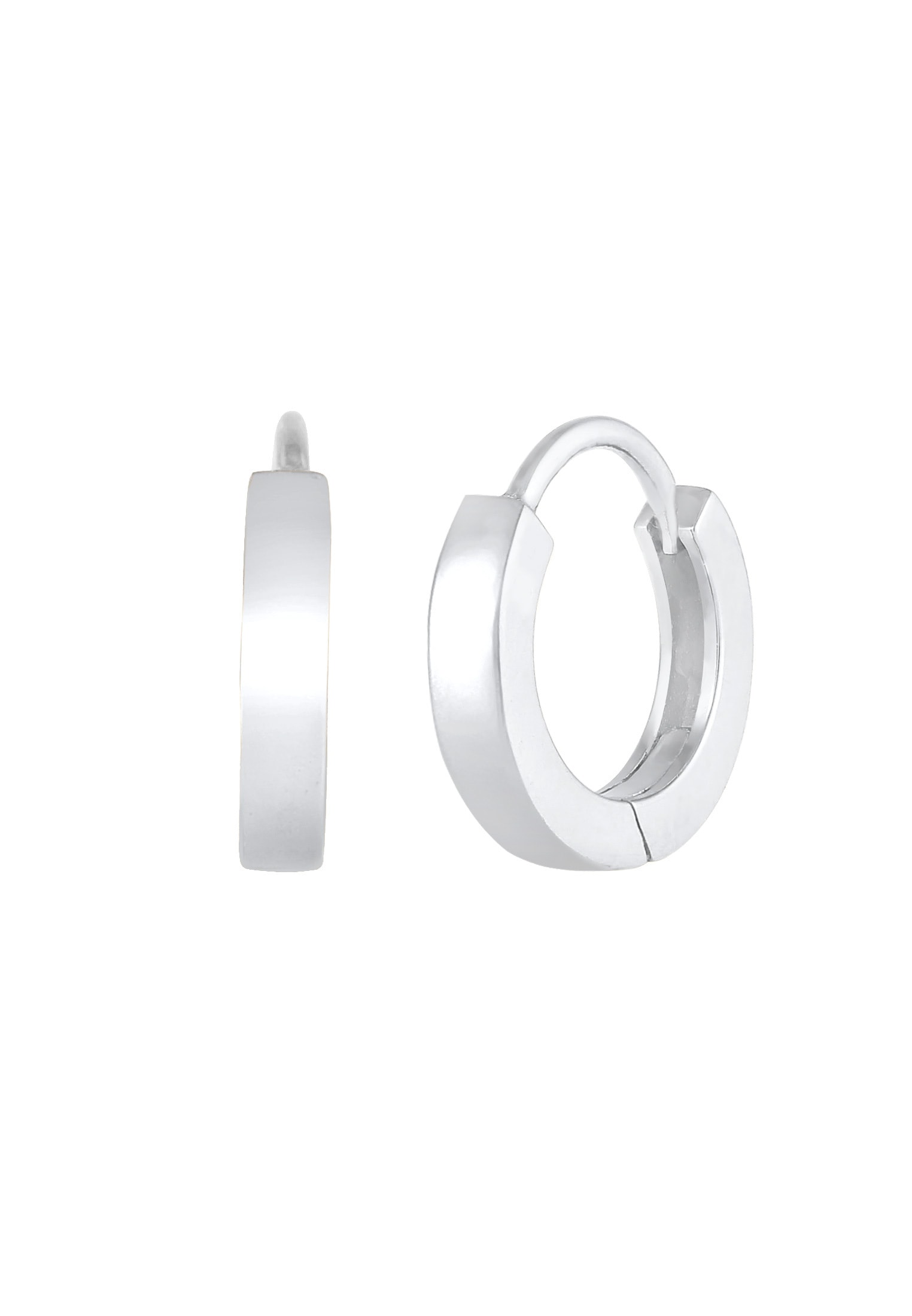 Elli Paar Creolen »Ohrringe Creolen Basic Scharnier 925 Silber«
