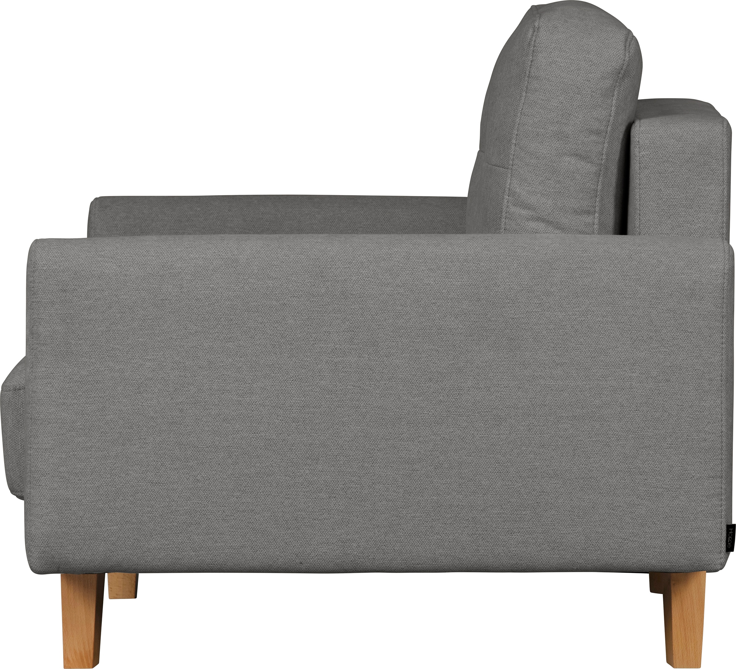 Home affaire Sessel »TRIPLO Relaxsessel mit Wellenunterfederung, Maße B/T/H: 95/100/89 cm« Polstersessel mit Steppung im Rückenkissen, hohe Qualität