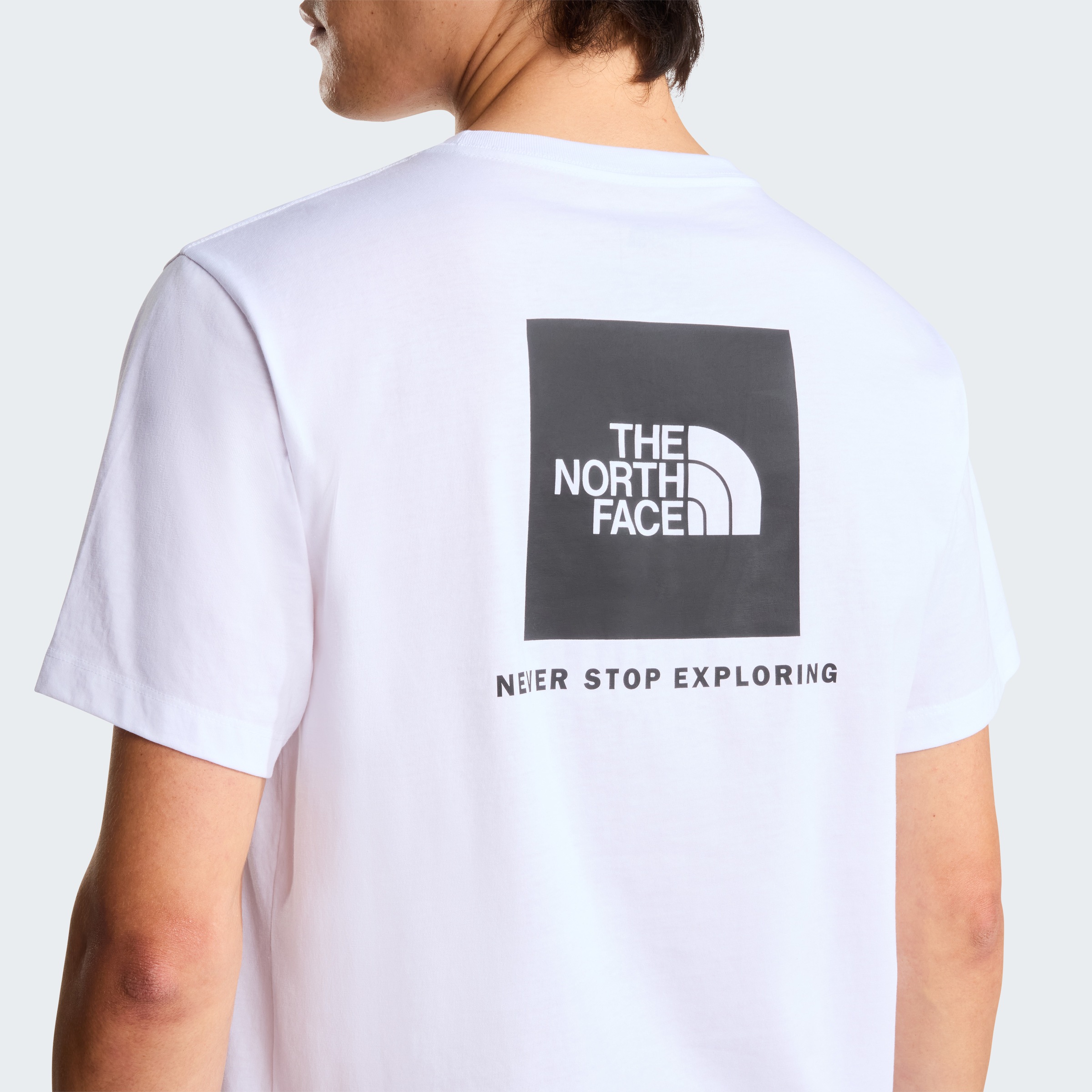 The North Face T-Shirt »M EVOLUTION BOX NSE REGULAR SHORT SLEEVE« normale Passform, Kurzarm, aus Baumwollmischjersey