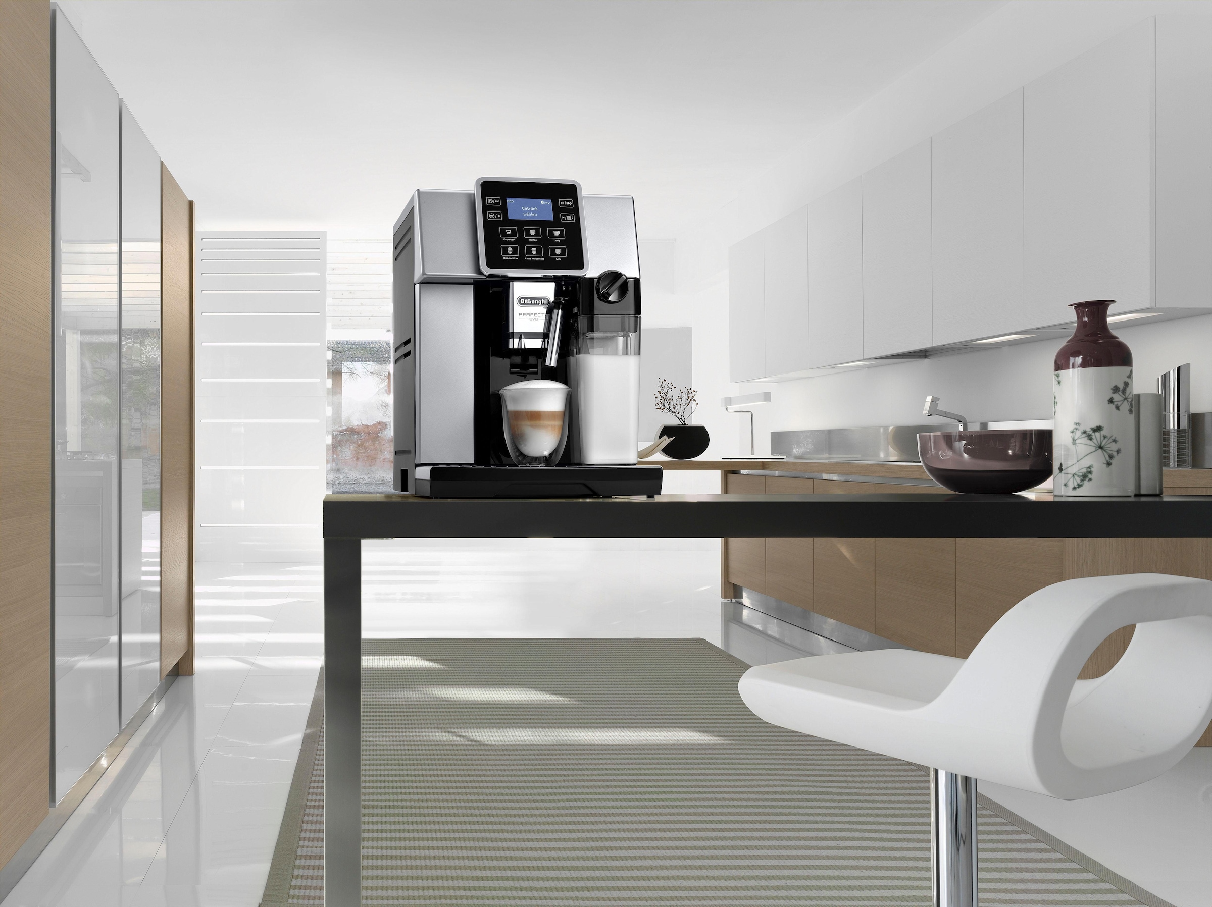 De'Longhi Kaffeevollautomat »ESAM 428.80.SB PERFECTA EVO«, inkl. Kaffeekanne im Wert von UVP € 29,99 + Pflegeset UVP € 31,99