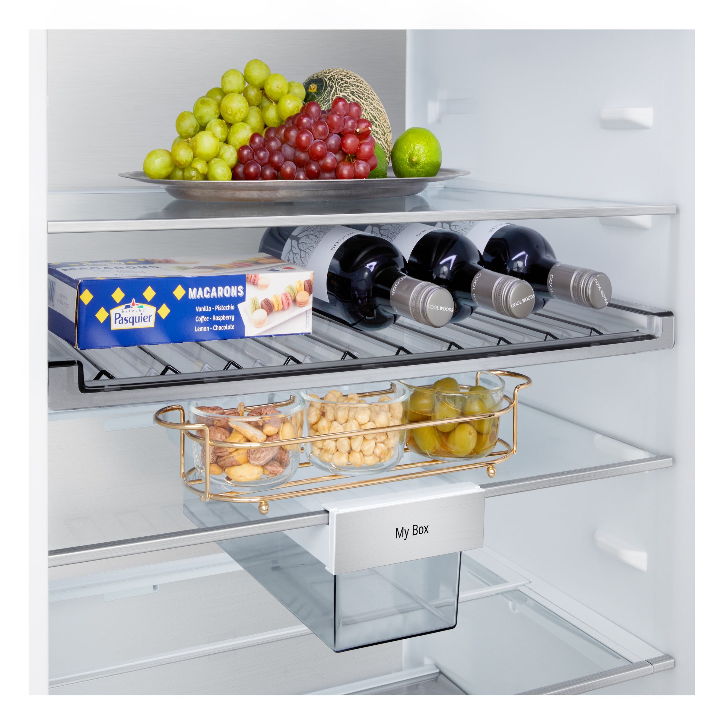LG Kühl-/Gefrierkombination Serie 7 »GBBS726BPY« 203 cm hoch 59,7 cm breit Vollintegrierbarer Kühlschrank dank frontaler Luftzufuhr und Abluft