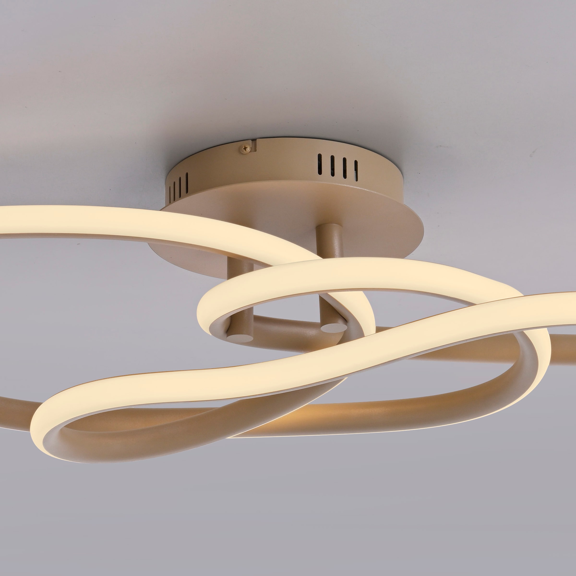 Paul Neuhaus LED Deckenleuchte »TWIST« LED-Board 1 Stk. Warmweiß Stufenlos dimmbar über Lichtschalter, Memoryfunktion