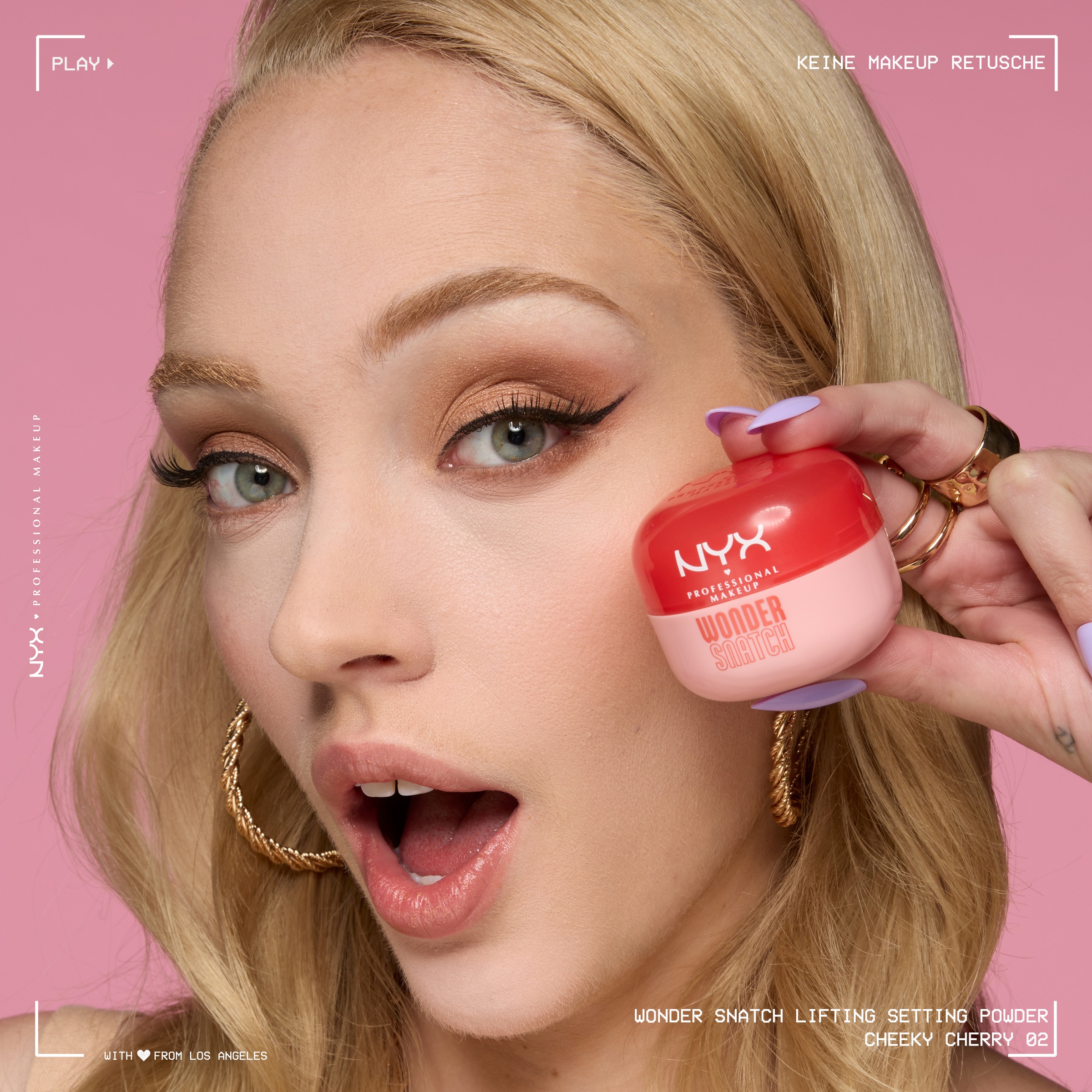 NYX Puder »NYX Professional Makeup Wonder Snatch Powder« angereichert mit grünem Tee für den antioxidativen Glow gesunder Haut