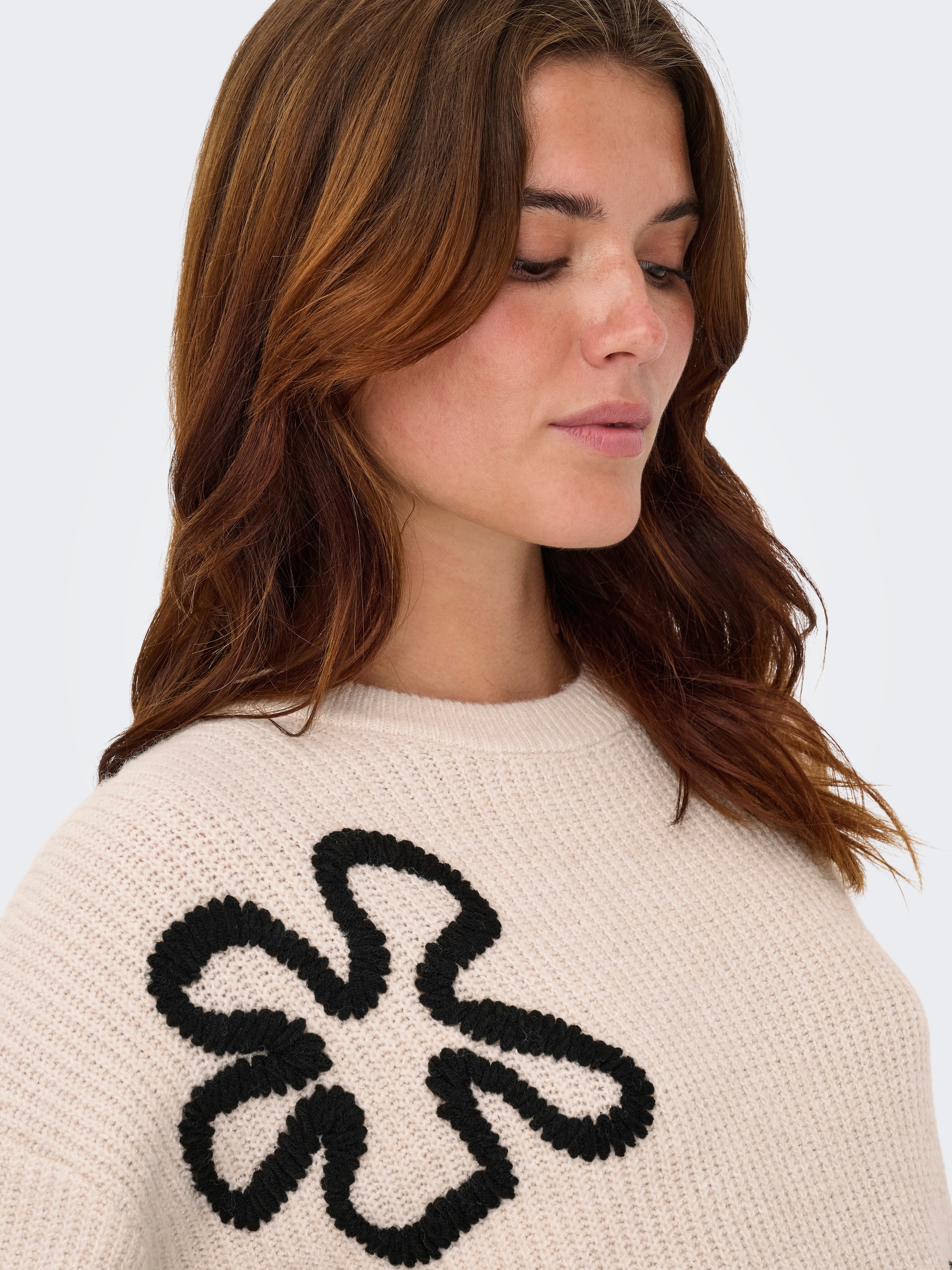 ONLY Strickpullover »ONLDAISY LS STITCH O-NECK KNT«
