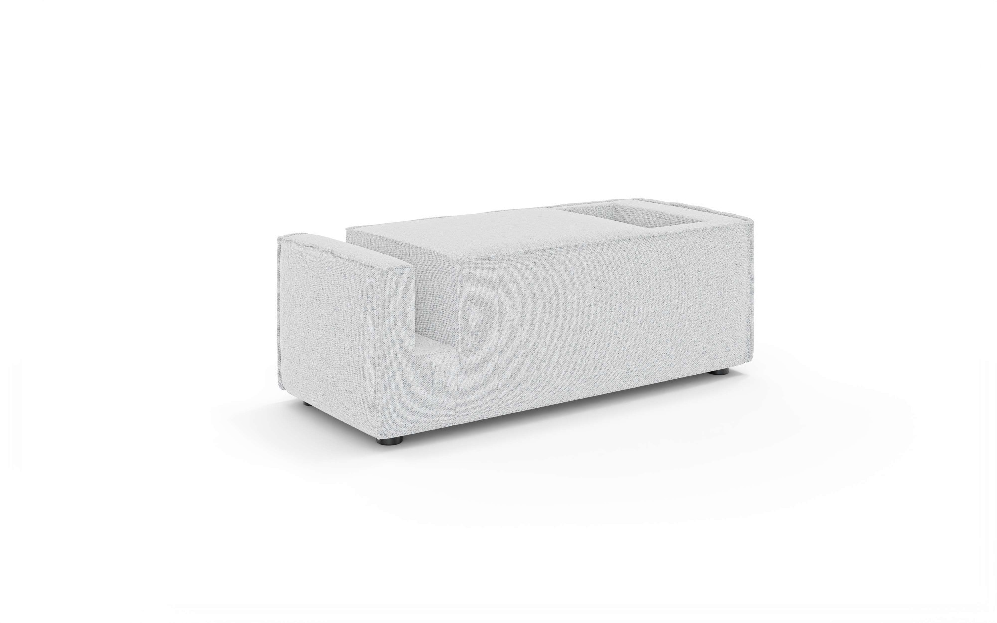 OTTO home Sofaelement »HAILY Tisch für das Modulsofa, Maße B/T/H: 45/100/37 cm« als Modul oder separat verwendbar, mit Steckfach und Ablagefläche