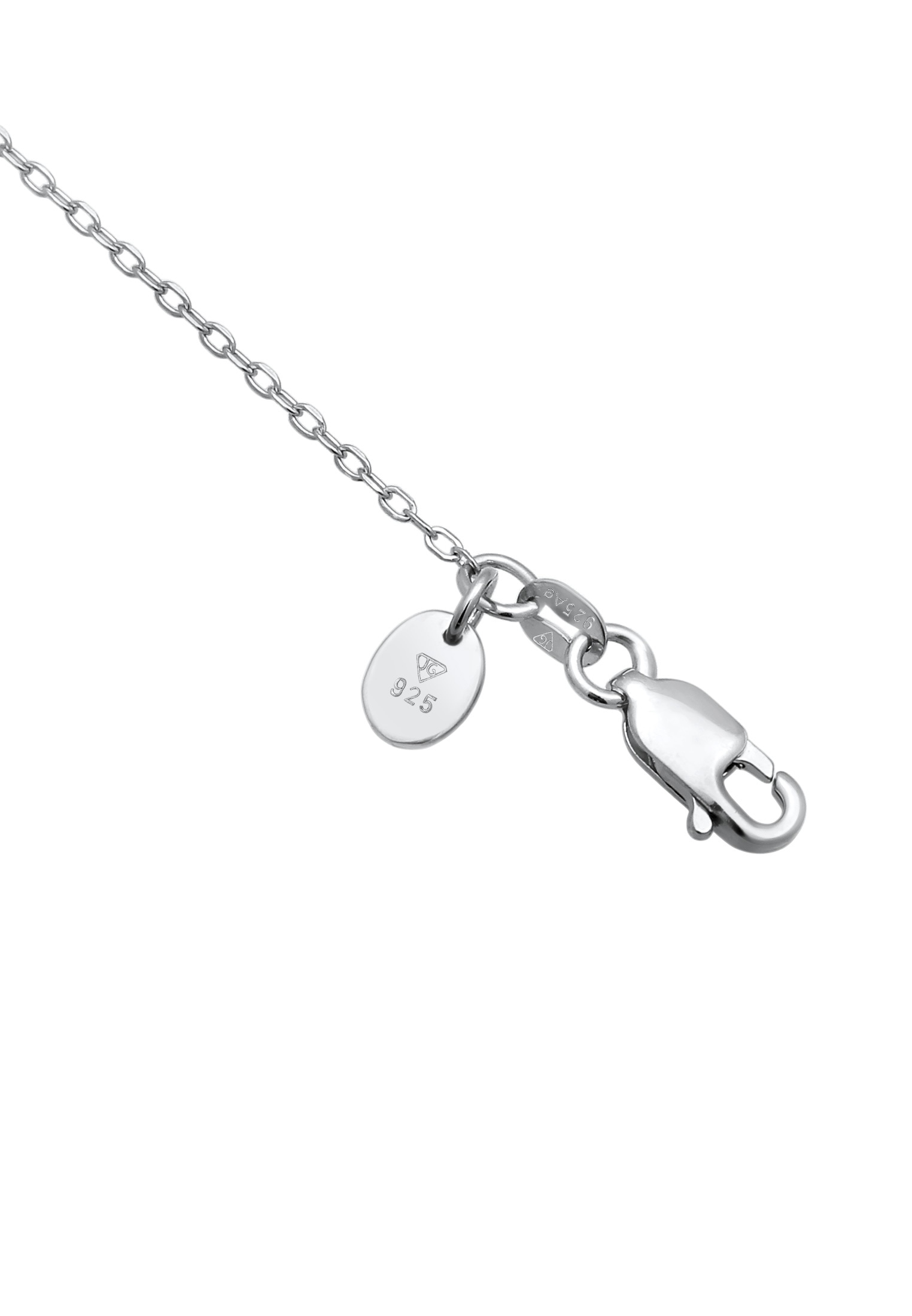 Elli Premium Silberkette »Halskette Tropfen Zirkonia Synthetischer Smaragd 925 Sterling Silber«