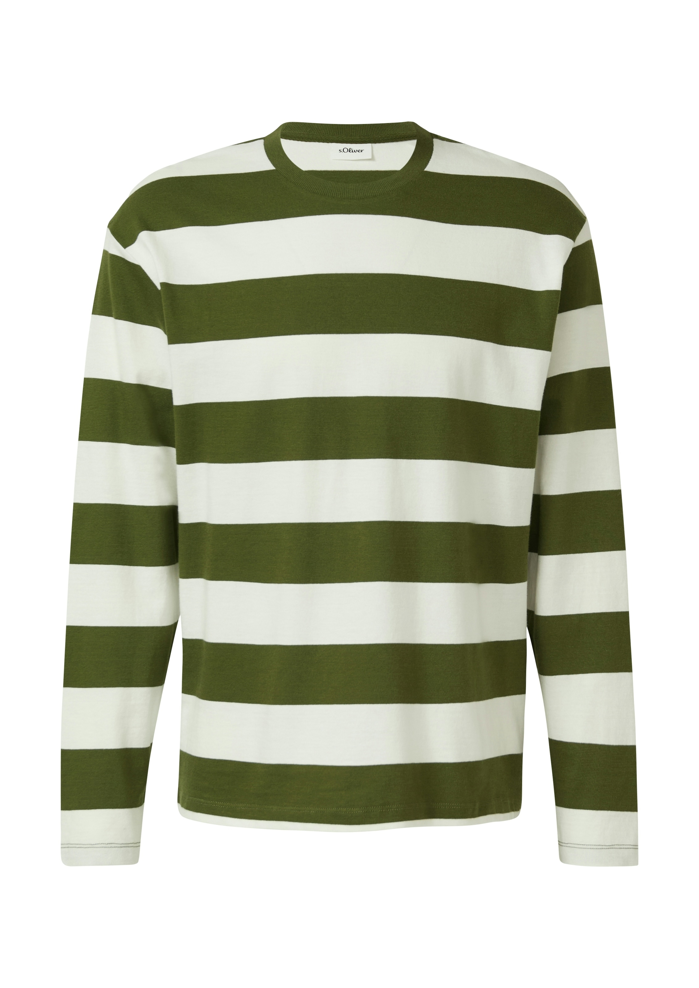 s.Oliver Langarmshirt mit Streifen Muster