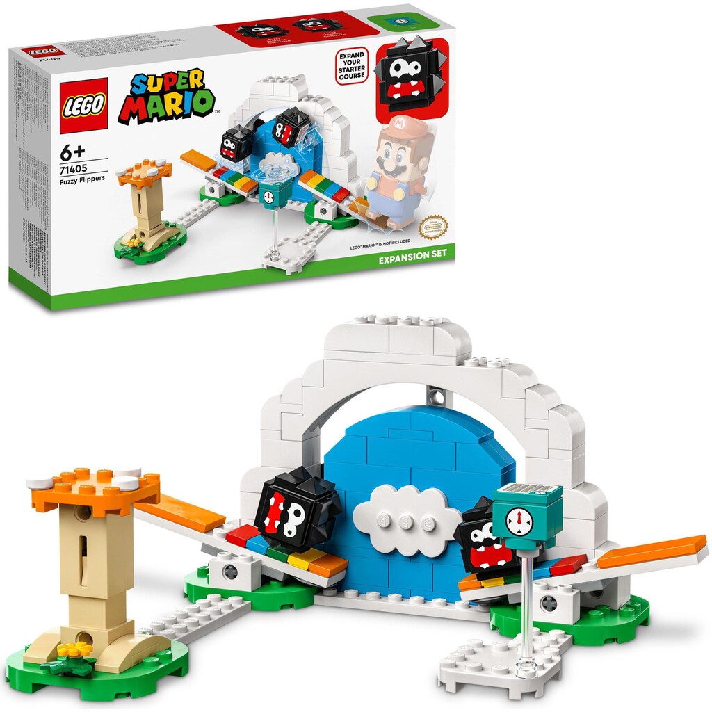 LEGO® Konstruktionsspielsteine »Fuzzy-Flipper – Erweiterungsset (71405), LEGO® Super Mario«, (154 St.), Made in Europe