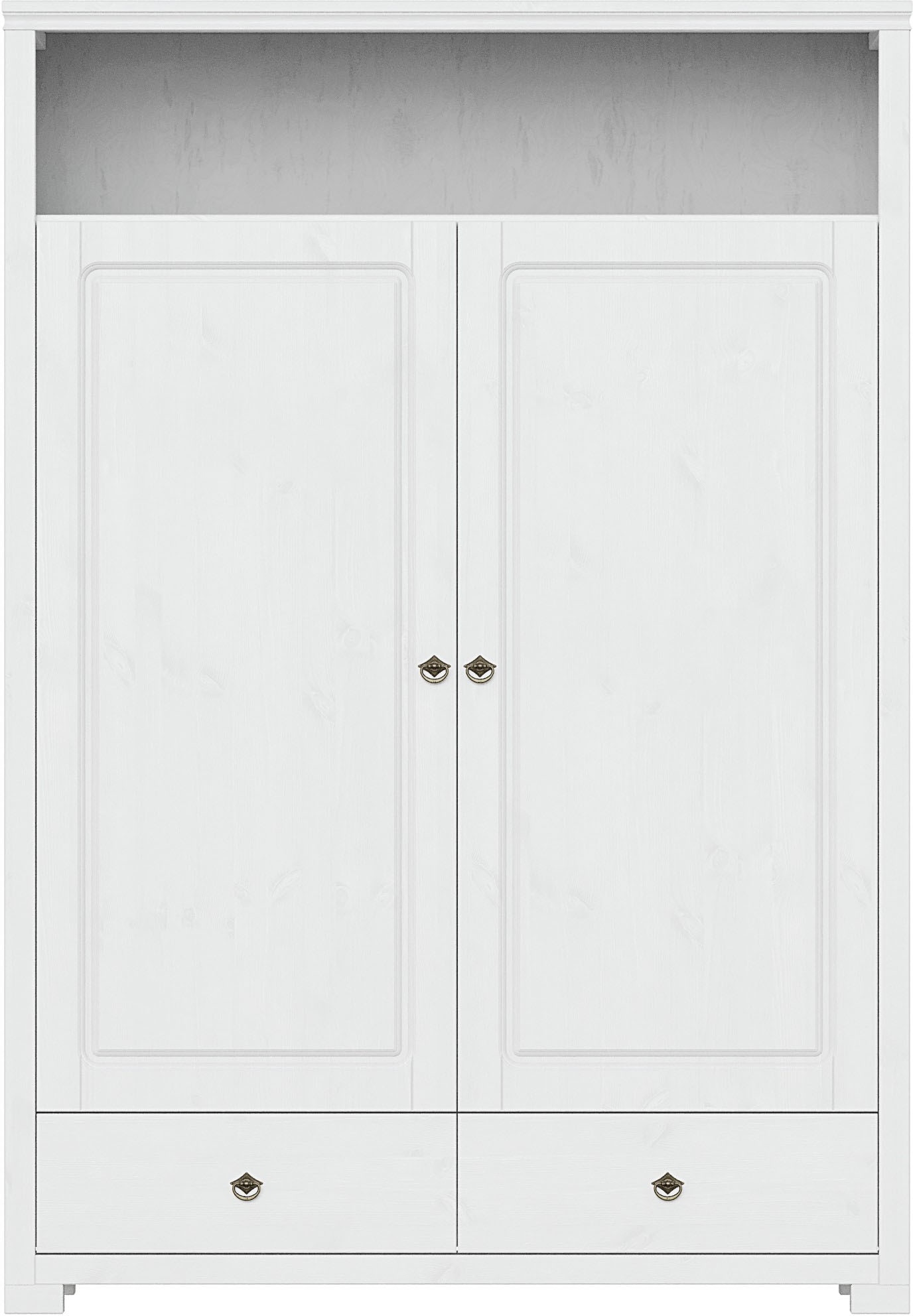 OTTO home Wäscheschrank »Clarius, Neuheit! Smarter ALLESKÖNNER, Mehrzweckschrank, Büroschrank«, (H/B/T ca. 180/125/40cm), mit Ausziehregal, Schublade, stabil + langlebig, Massivholz made in EU