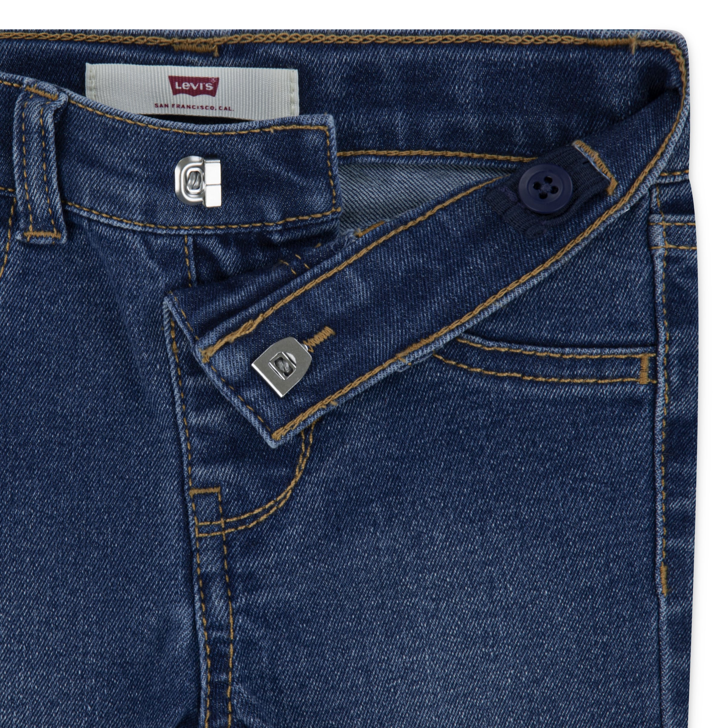 Levi's® Kids Langarmshirt & Hose »LVG WESTERN PEPLUM TOP,JEANS«, süßes Denim-Outfit im Western-Style, for Girls