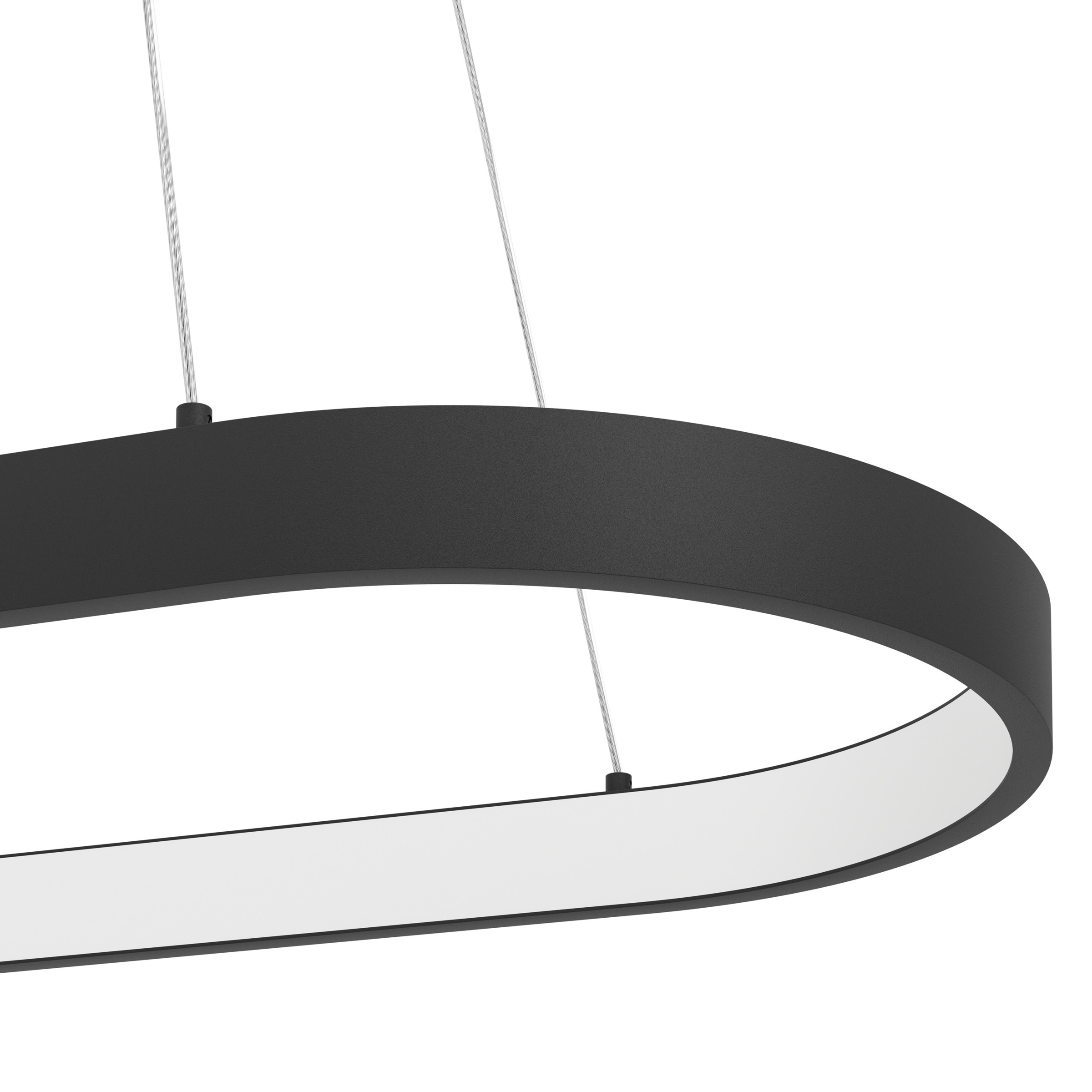 EGLO Hängeleuchte »CODRIALES Pendellampe - Stahl - LED - 27W - IP20« LED-Modul 1 Stk. Warmweiß Hängelampe, Deckenlampe, Wohnzimmer, Esszimmer, L78 x B30 x H110 cm
