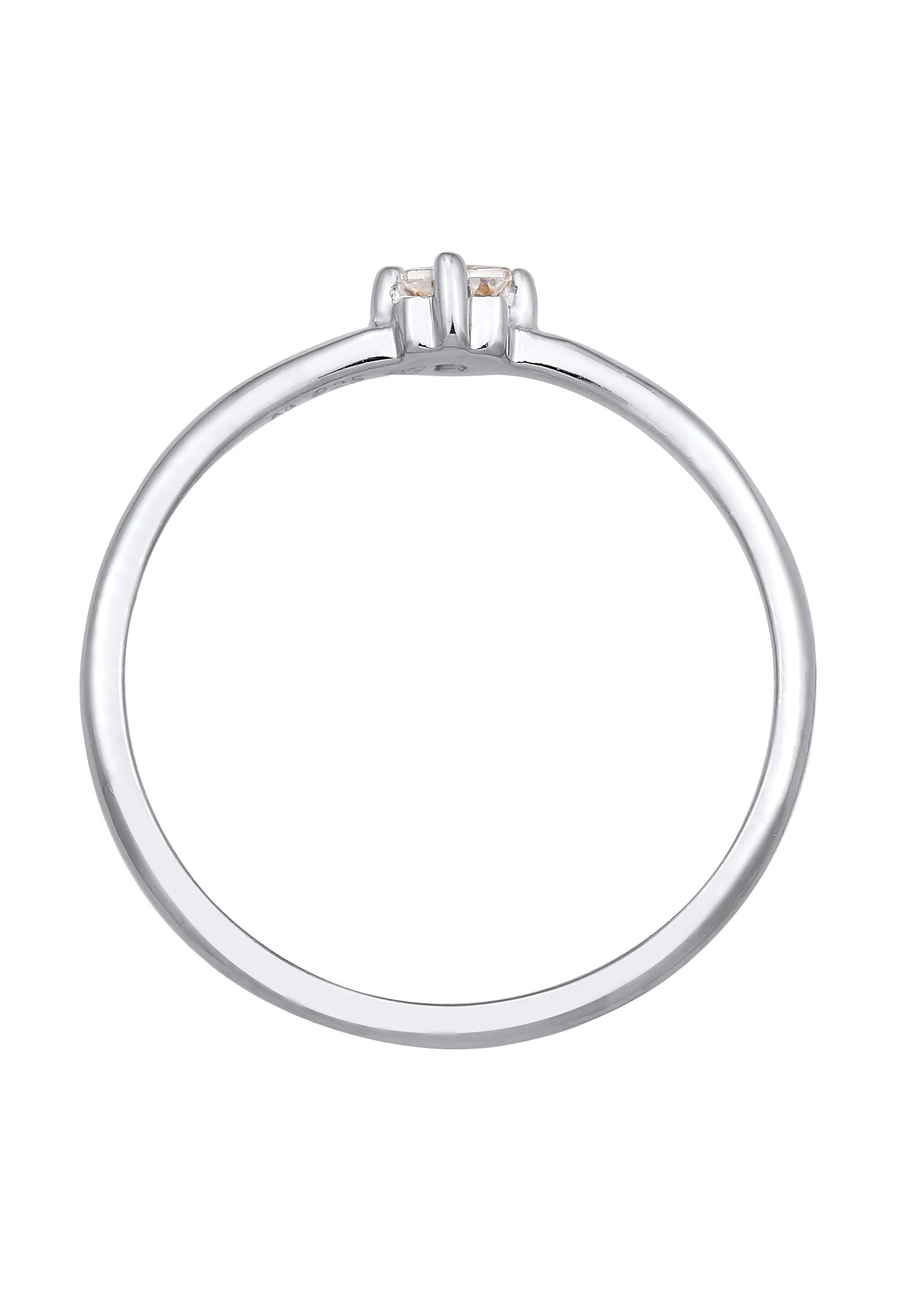 Elli Verlobungsring »Ring Zirkonia Solitär 925 Silber«