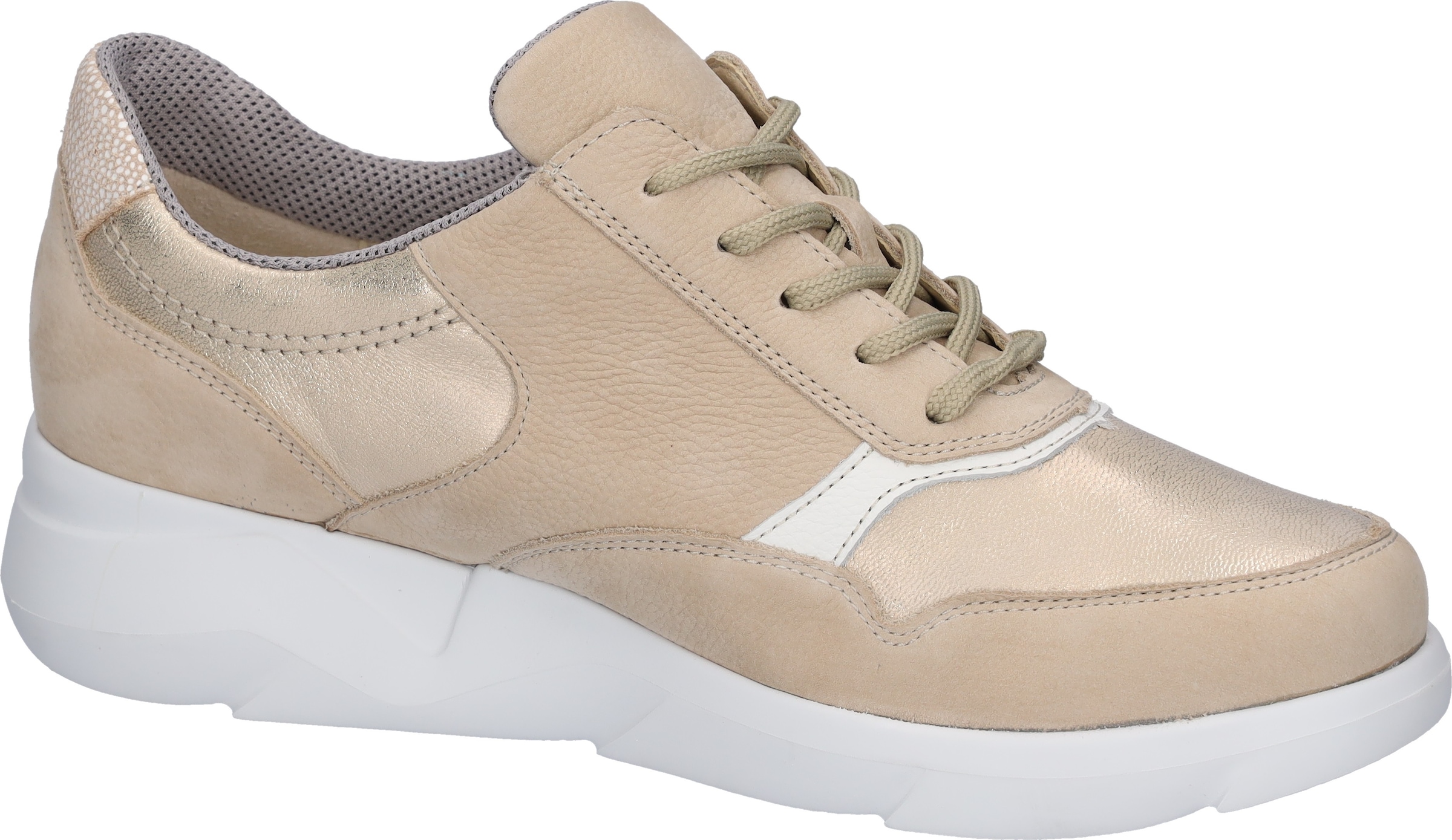 Waldläufer Sneaker »K-FUNKY«  Schnürschuh, Komfortschuh mit seitlichem Reißverschluss, K-Weite