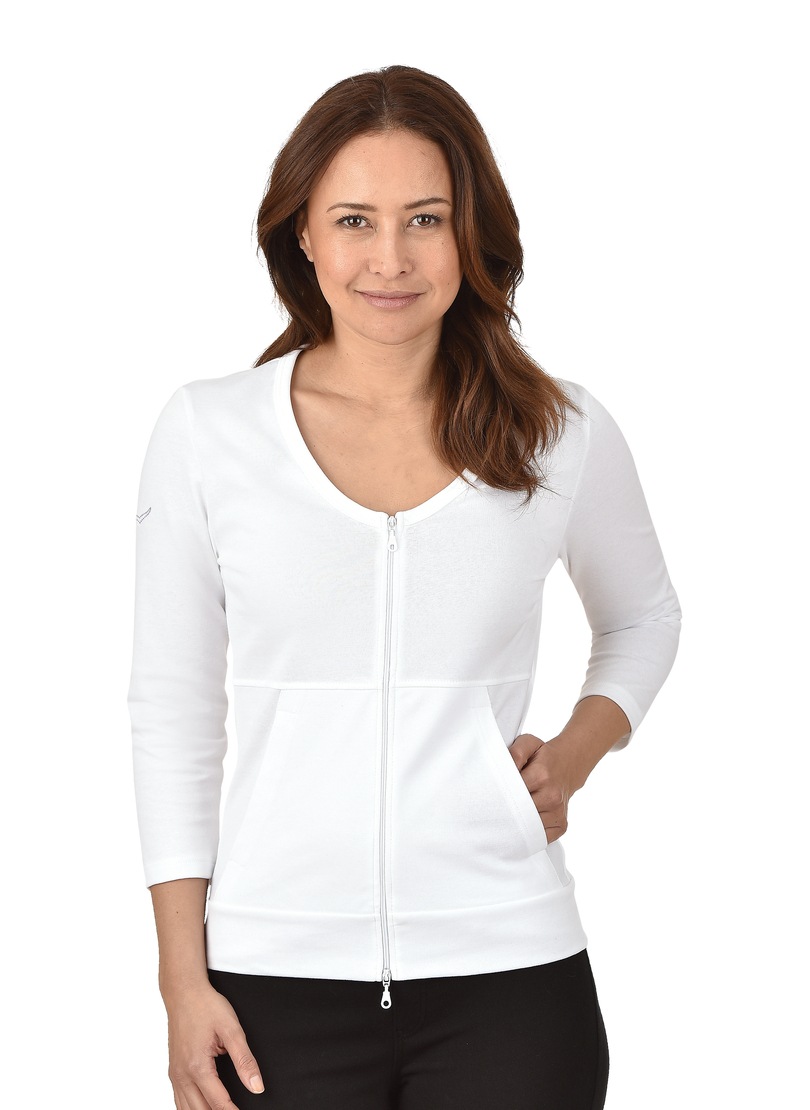 Trigema Sweatjacke »TRIGEMA Jacke aus Baumwolle/Elastan« kaufen