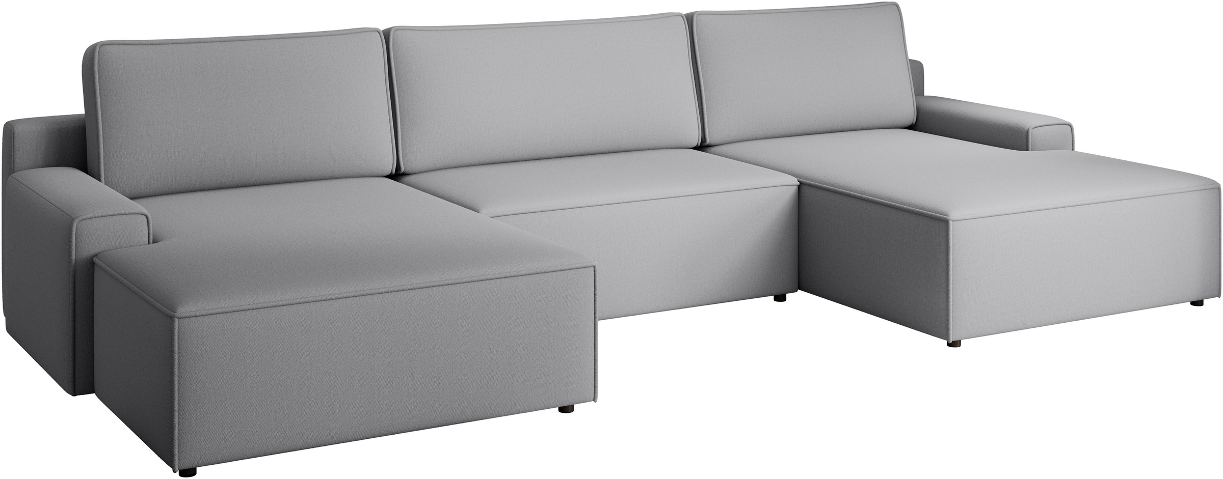 TRENDMANUFAKTUR Wohnlandschaft »Challenge, Schlafsofa mit Bettkasten, Couch in U-Form, Breite 333 cm«, XXL Sofa mit Bettkasten & Schlaffunktion, auch in trendigem Cordstoff