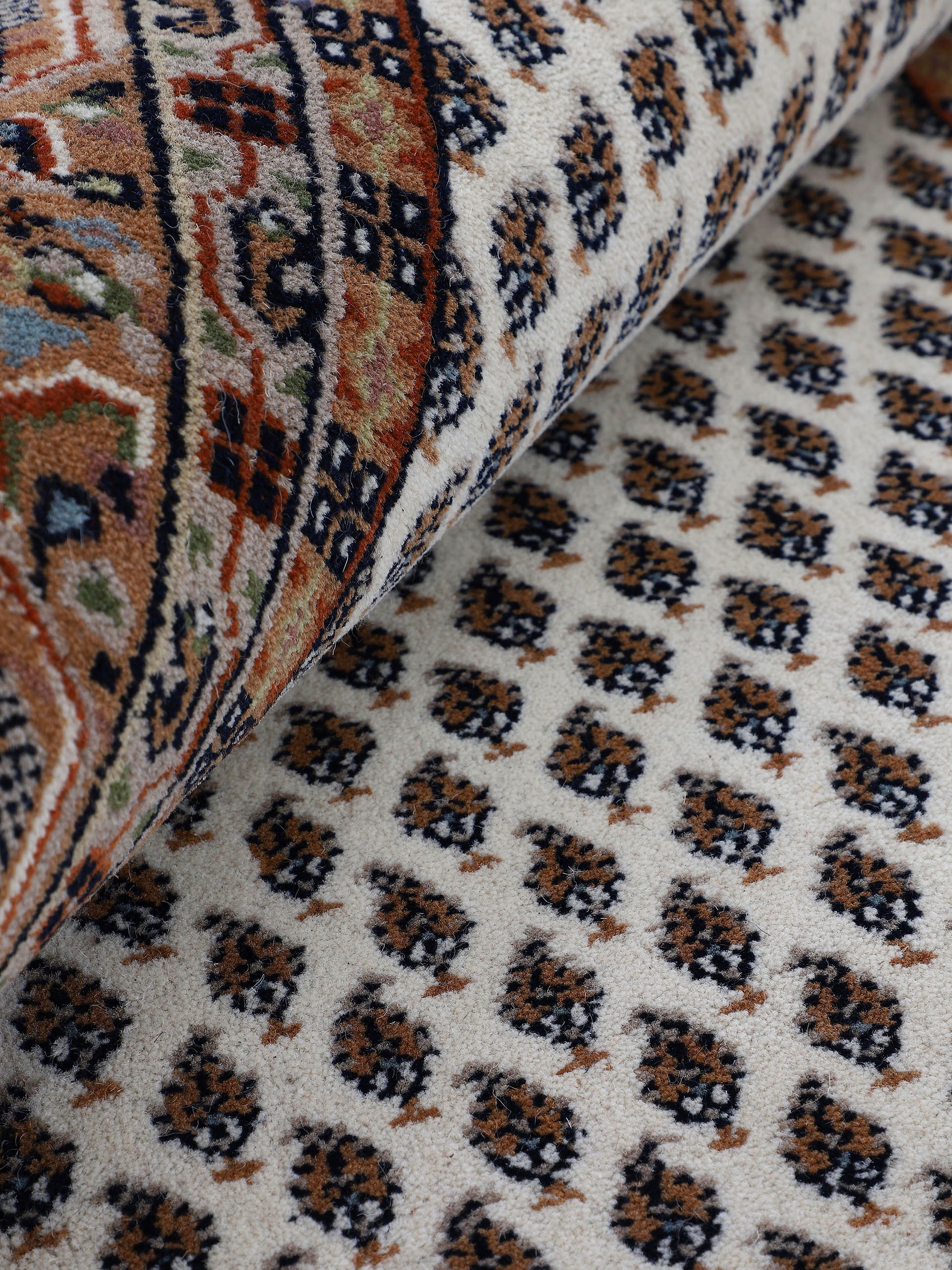 Woven Arts Orientteppich »Orientteppich Mir«, rechteckig, 15 mm Höhe, handgeknüpft, Wohnzimmer, reine Wolle