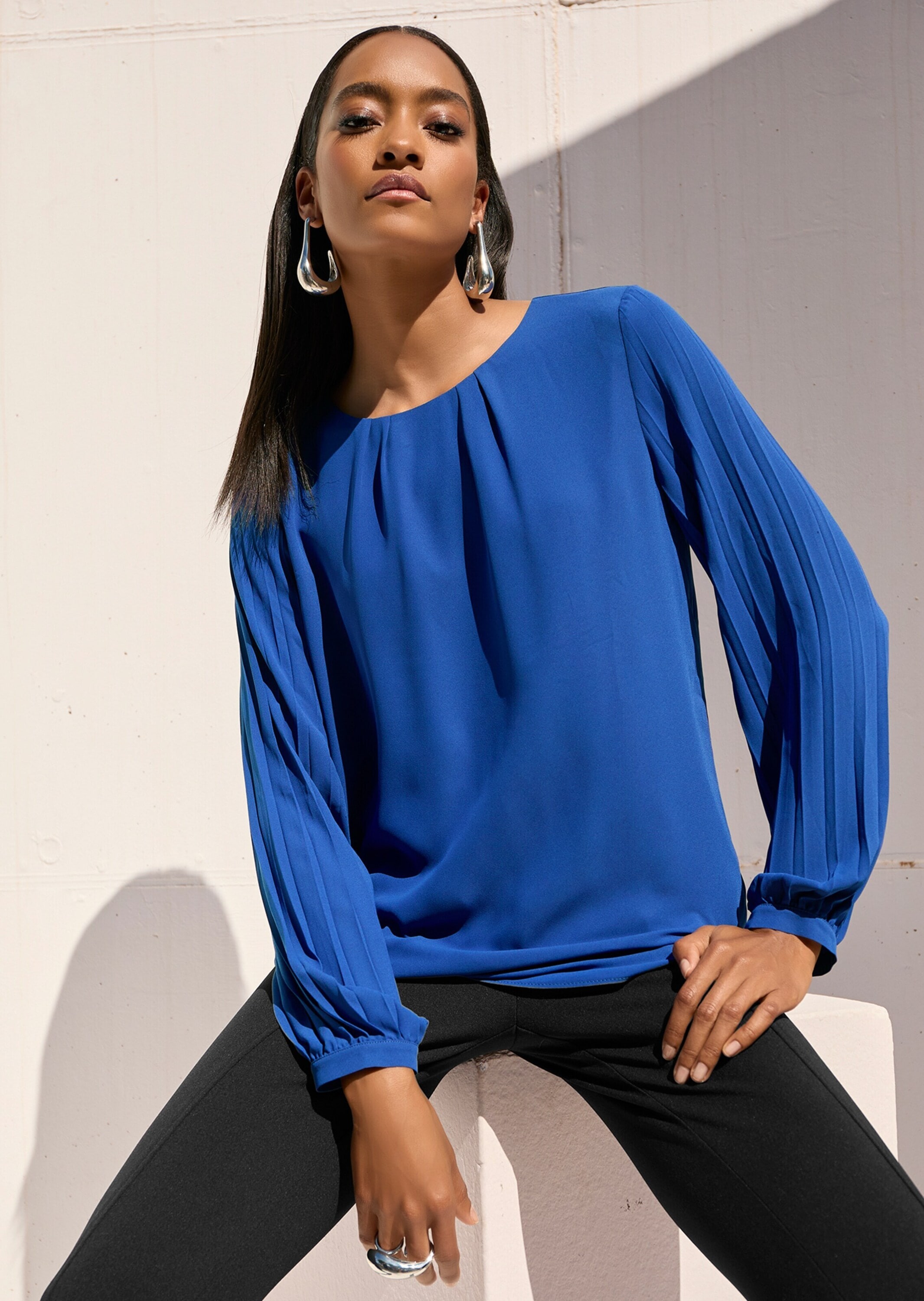 MADELEINE Langarmbluse »Bluse Bluse zum Schlüpfen«