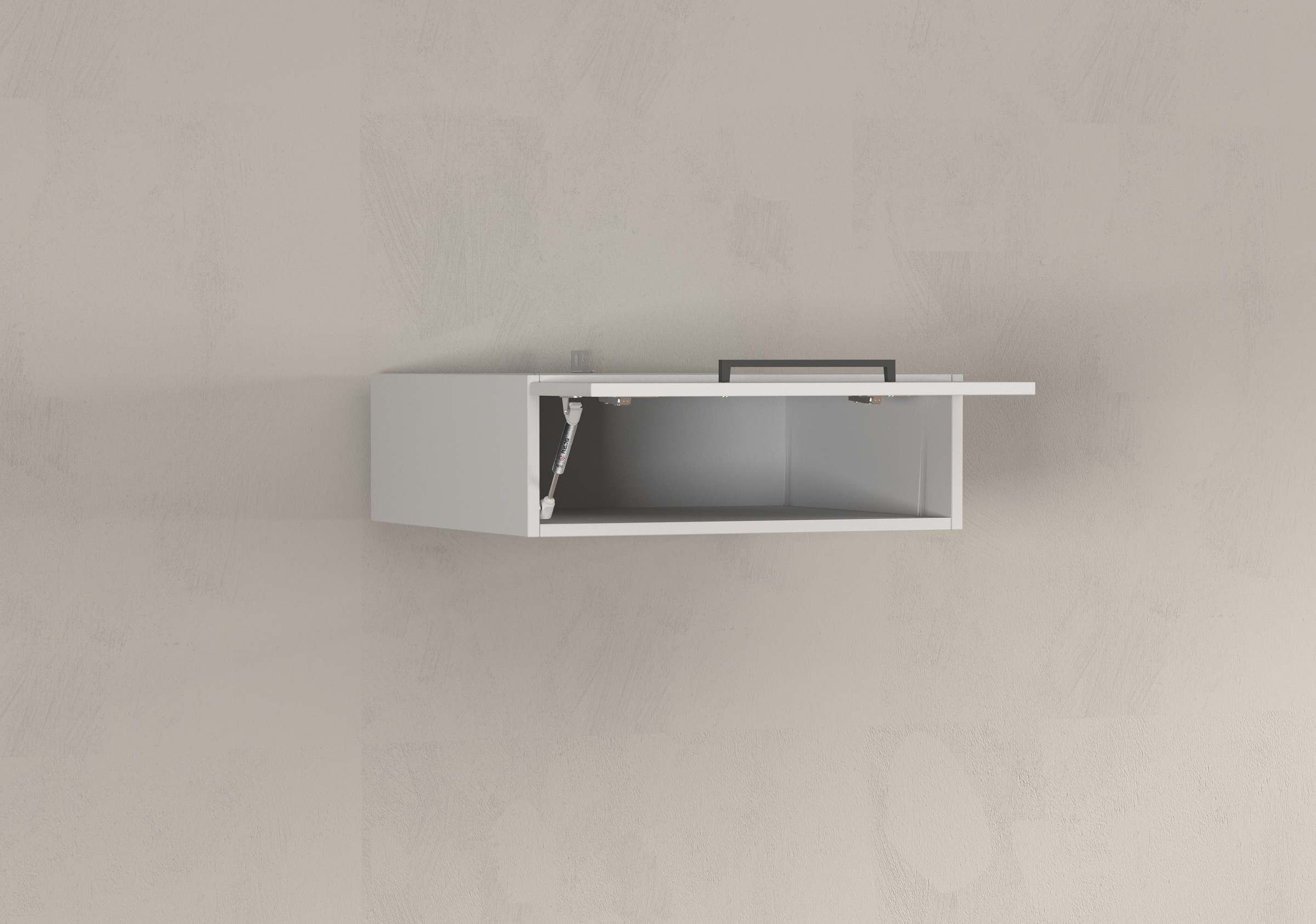 KOCHSTATION Aufsatzschrank »Luna, Hängeschrank, Küchenhängeschrank, Made in Italy« B/T/H: 60×60×20 cm, zusätzlicher Stauraum über der Arbeitsfläche