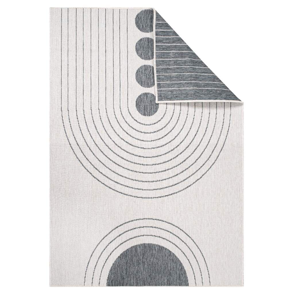 Carpet City Outdoorteppich »DUO RUG 5739«, rechteckig, 5 mm Höhe, Wendeteppich Wetterfest In- & Outdoor, Balkon, Terrasse, Wohnzimmer