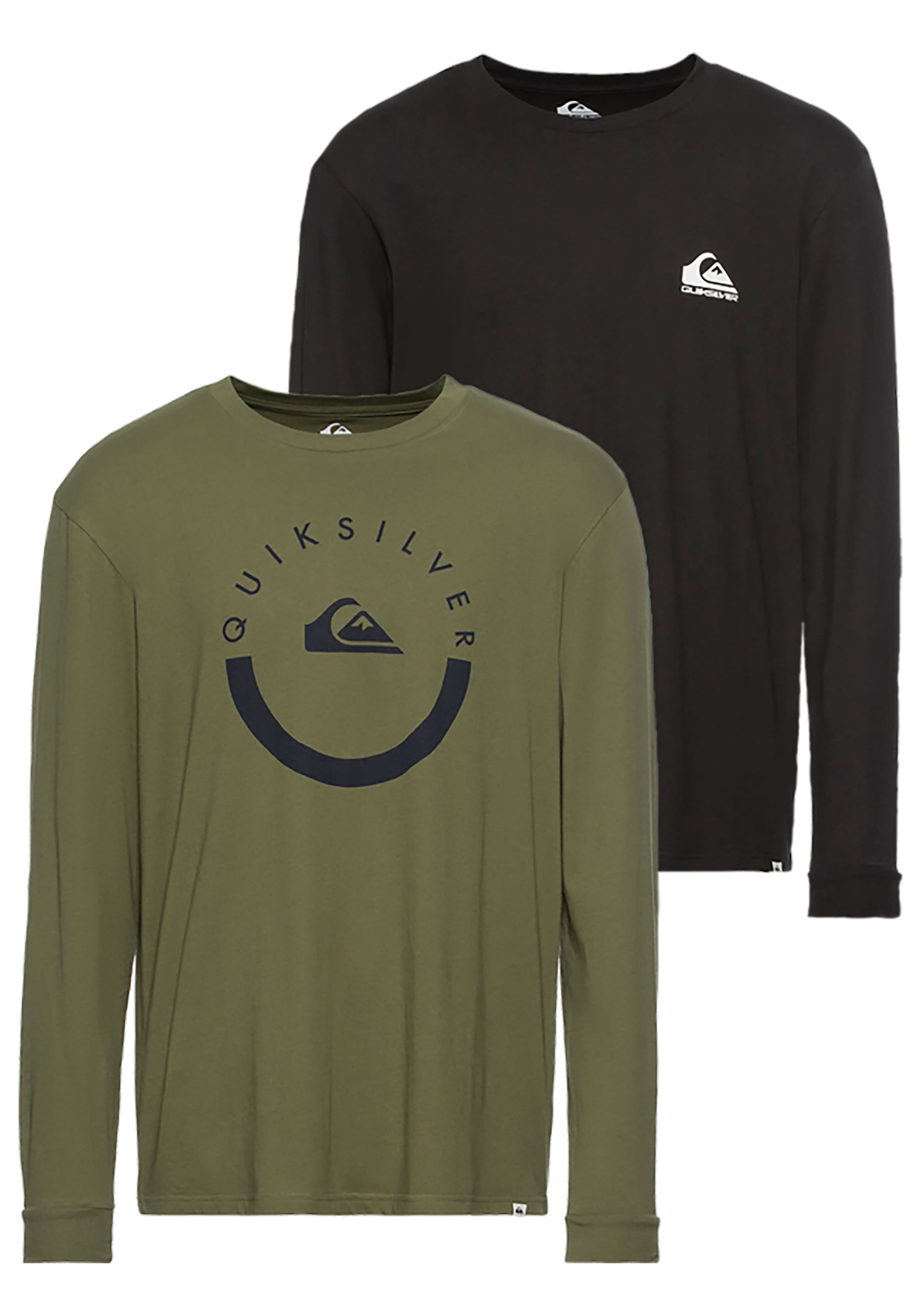 Quiksilver Langarmshirt »MOUNTAIN SUNRISE LS TEE PACK YM«, Doppelpack