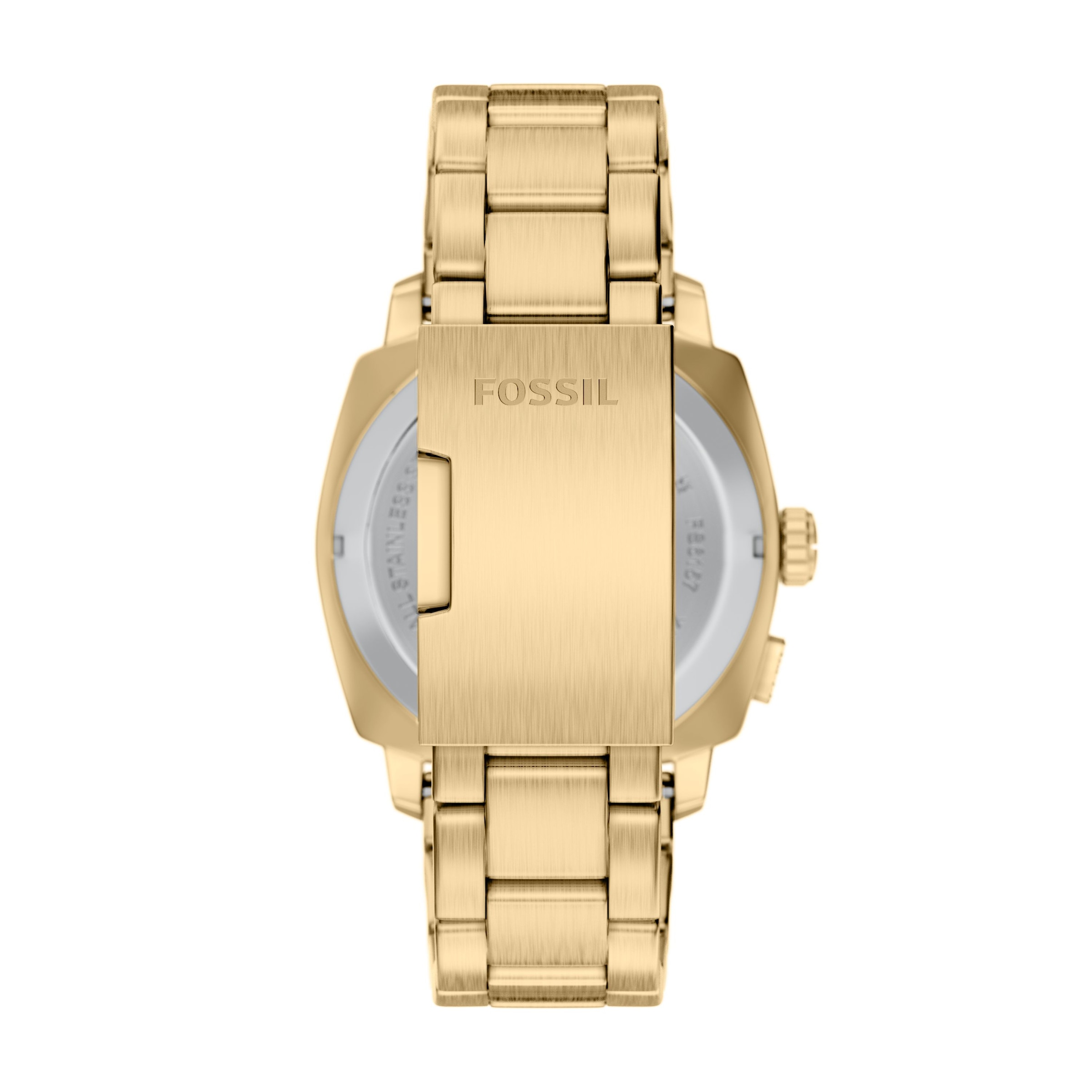 Fossil »Machine - Big Tic« Armbanduhr, Herrenuhr, Edelstahlarmband, analog, digital