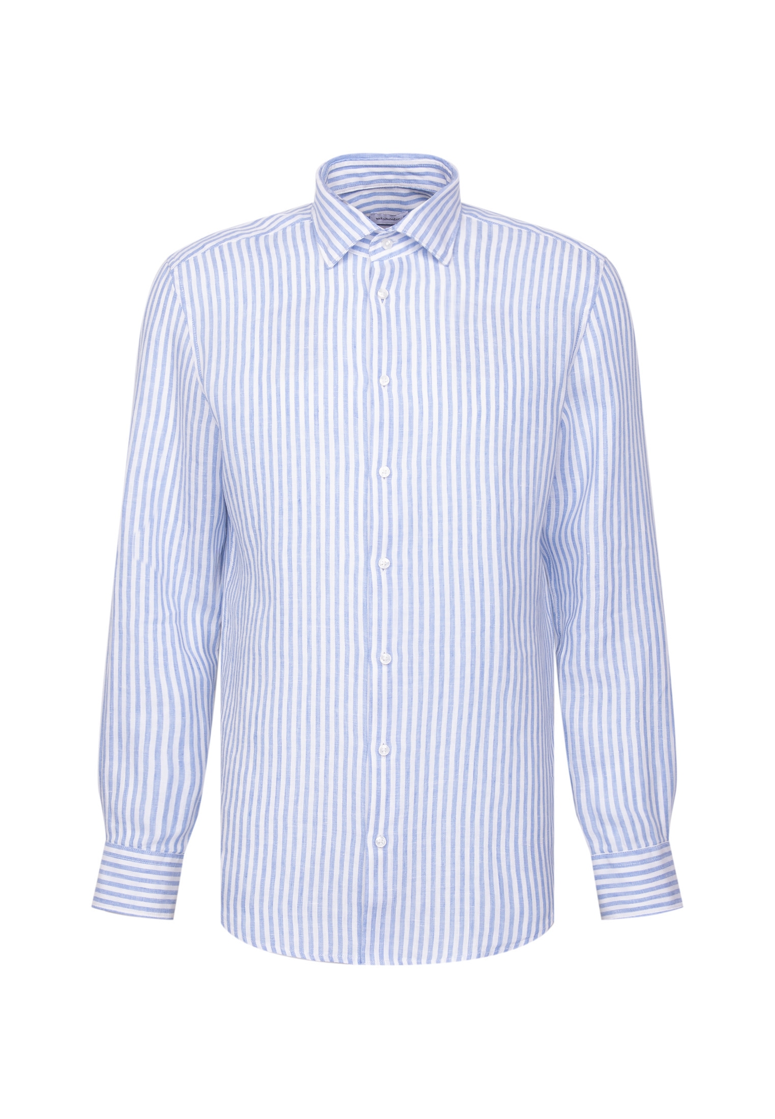 seidensticker Leinenhemd »Schwarze Rose« Shaped 1/1 Kentkragen Gestreift