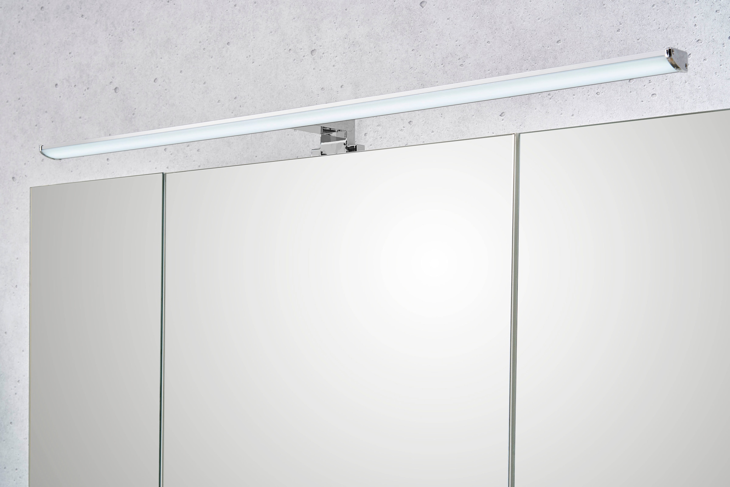 PELIPAL Spiegelschrank »Quickset 360«, Breite 110 cm, 3-türig,  LED-Beleuchtung, Schalter-/Steckdosenbox online kaufen | mit 3 Jahren XXL  Garantie