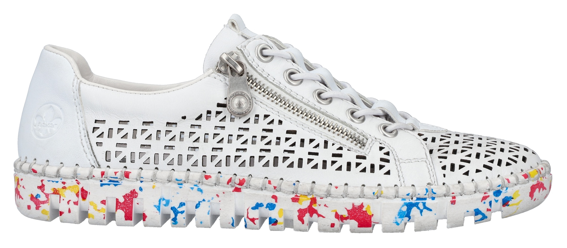 Rieker Slip-On Sneaker  , Halbschuh, Freizeitschuh, Schlupfschuh mit Gummizug