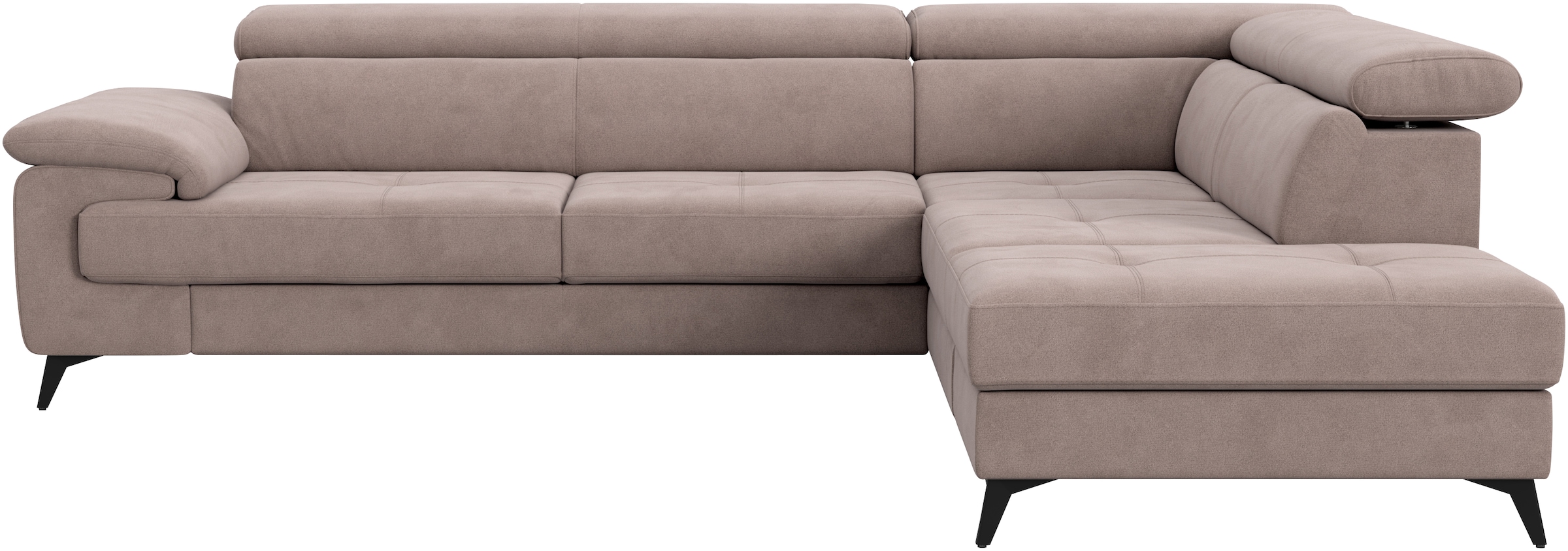 COTTA Ecksofa »Astra L-Form, B: 286 cm« mit Kopfteilverstellung, optional Bettfunktion & Bettkasten