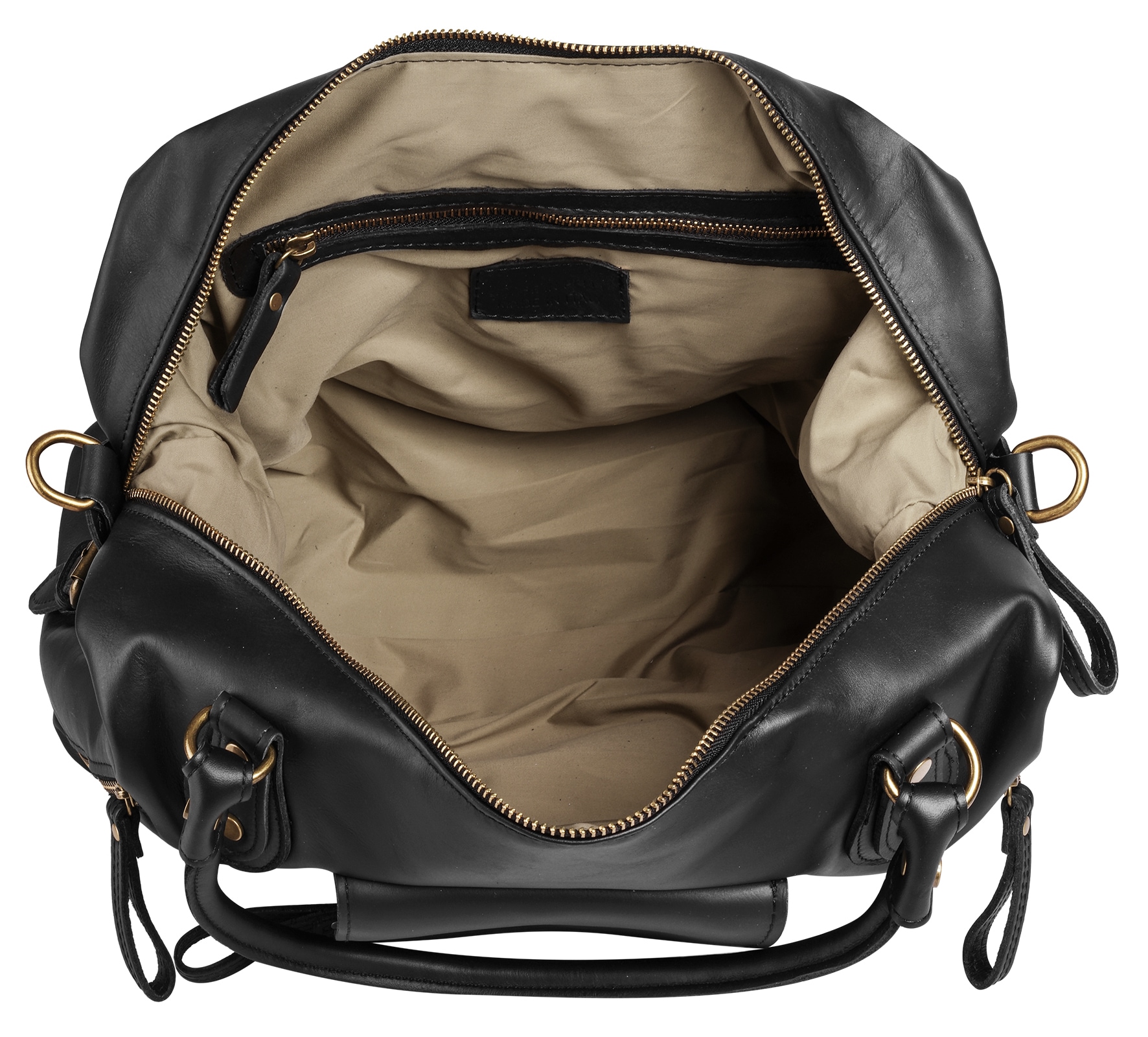 forty° Shopper echt Leder, Made in Italy