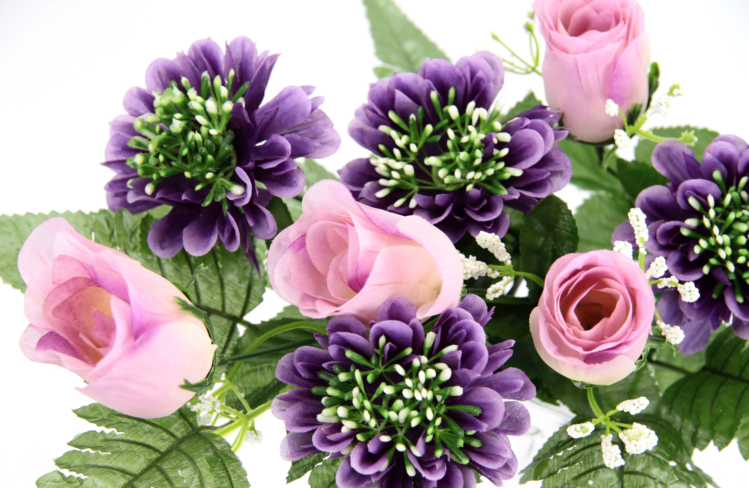 »Bouquet bestellen Kunstblumenstrauß I.GE.A. zum auf und Raten Legen«, 2er Set Rosen Kunstblume Gerbera