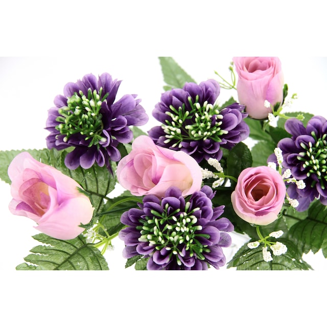 I.GE.A. Kunstblume »Bouquet Rosen und Gerbera zum Legen«, 2er Set  Kunstblumenstrauß auf Raten bestellen