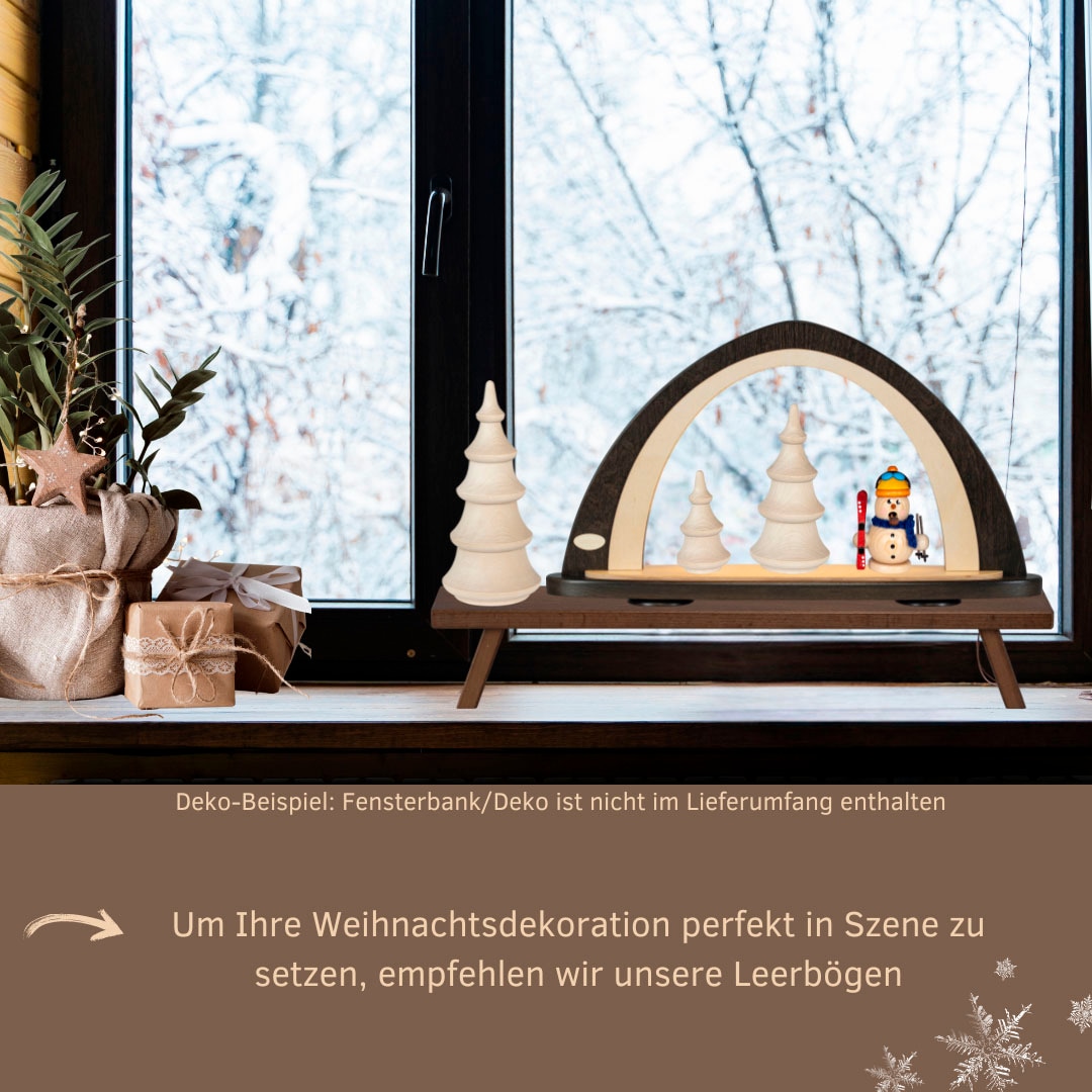 Weigla LED Schwibbogen »Weihnachtsdeko, Made in Germany« 1 Stk. Leerbogen zum Selbstbestücken