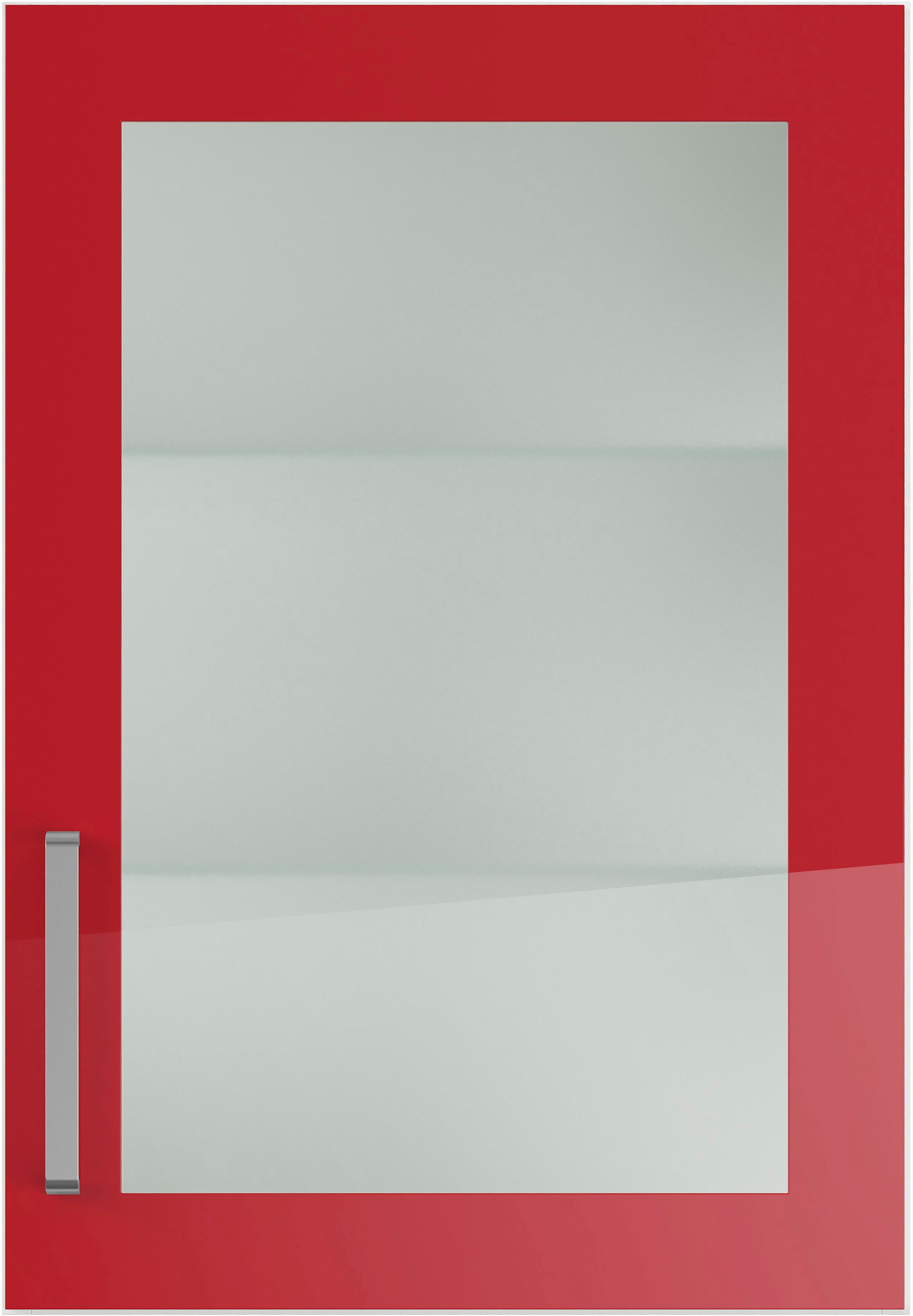 IMPULS KÜCHEN Glashängeschrank »"Turin", Breite/Höhe: 50 oder 60/72,3 cm« vormontiert, mit Glasdrehtür, mit verstellbarem Glasfachboden