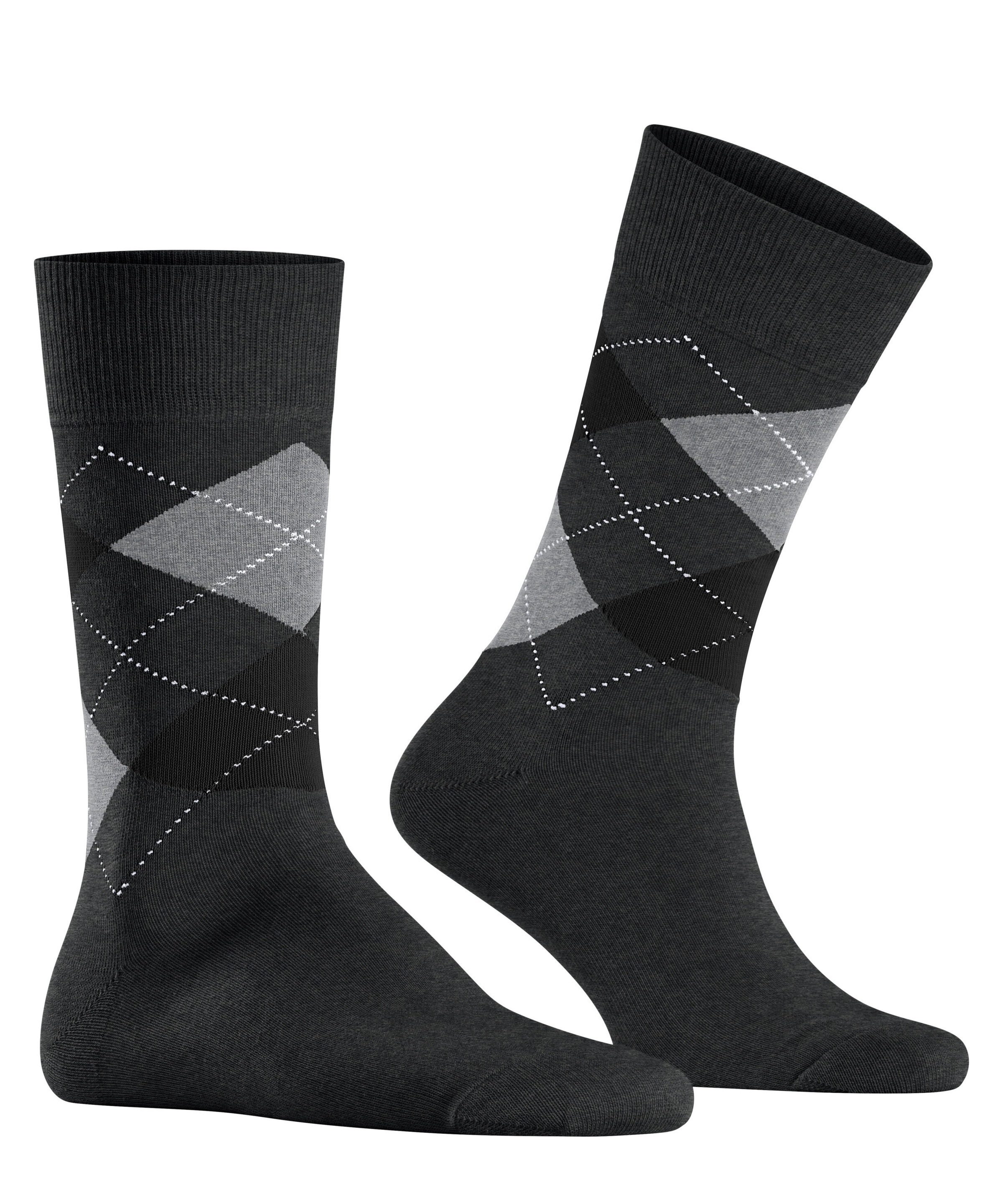 Burlington Socken »King« Einheitsgröße 40-46, Argyle-Muster, Burlington-Clip