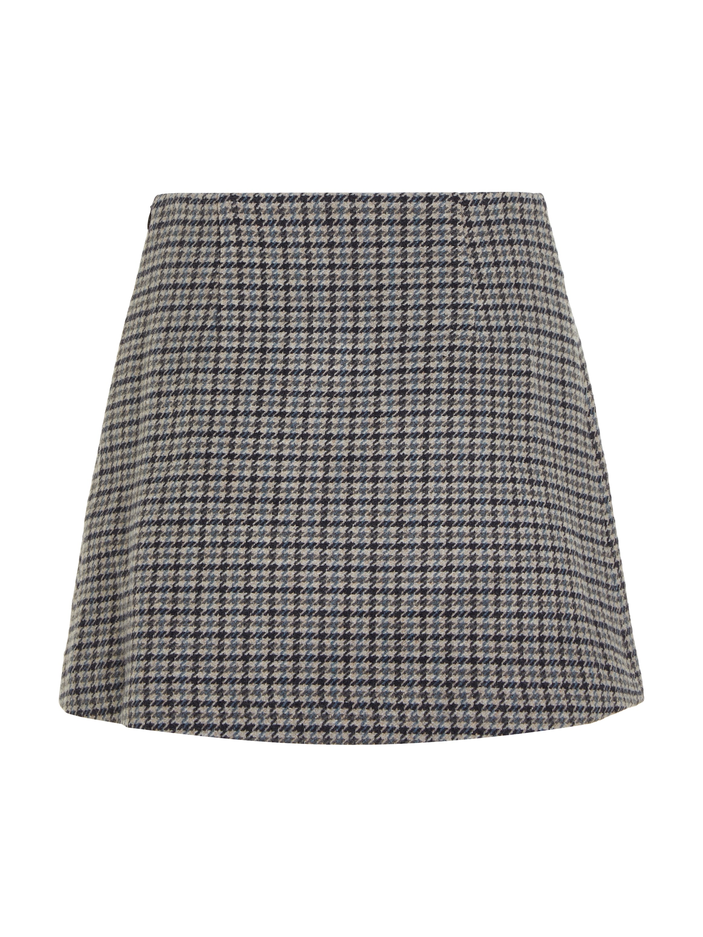 Tommy Hilfiger A-Linien-Rock »WOOL CHECK MINI SKIRT«, Webrock im Stil der 90er Jahre