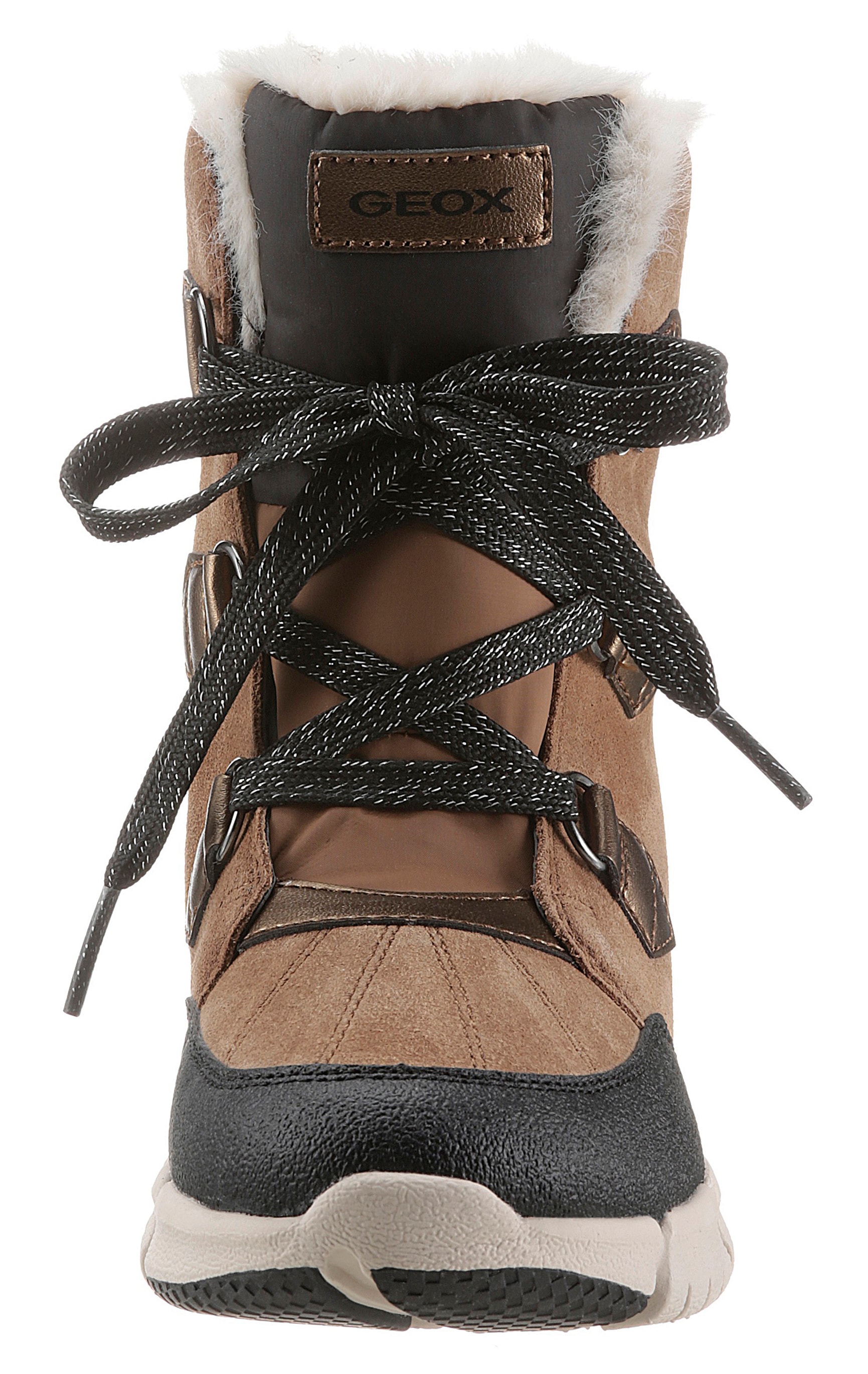 Geox Winterboots »J Flexpyper Girl«, mit Schnürung und Reißverschluss