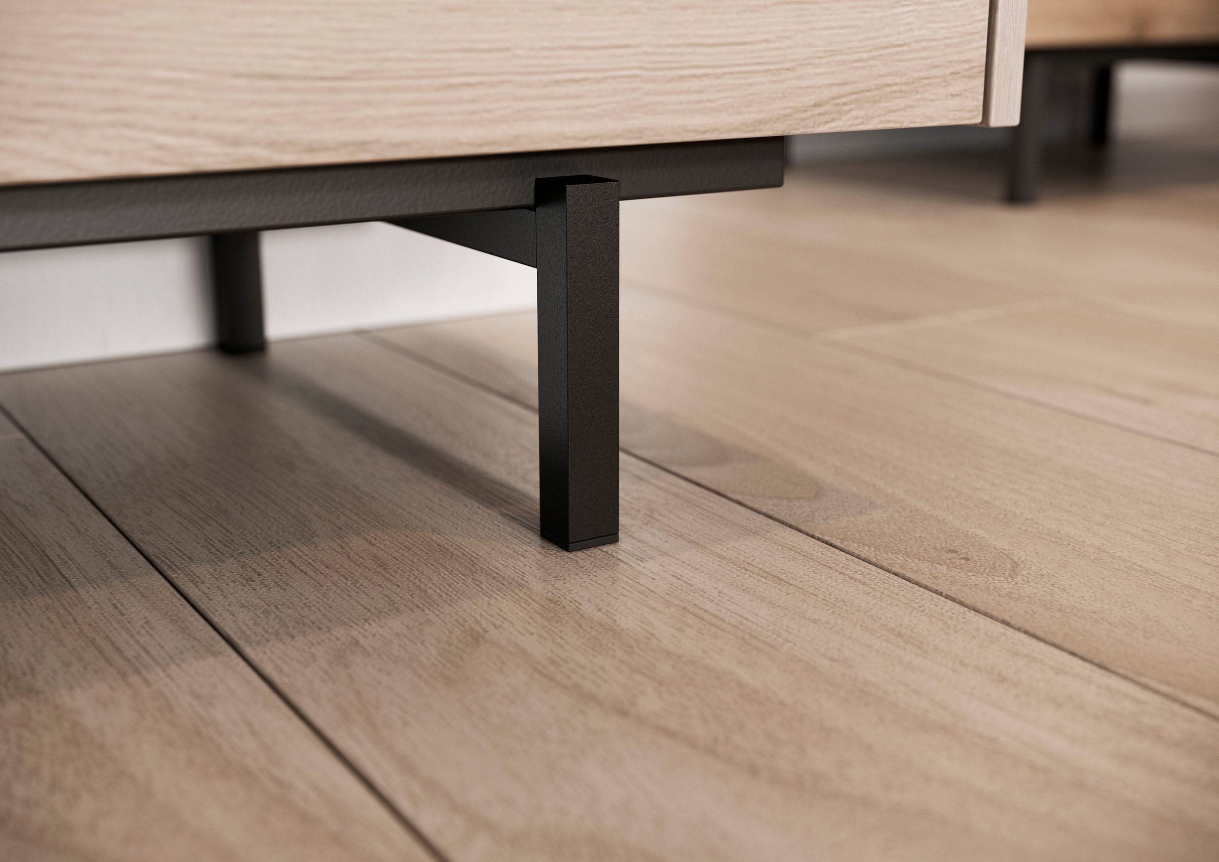 GERMANIA Couchtisch »Cantoria« mit einem offenen und einem geschlossenen Fach, griffloses Design