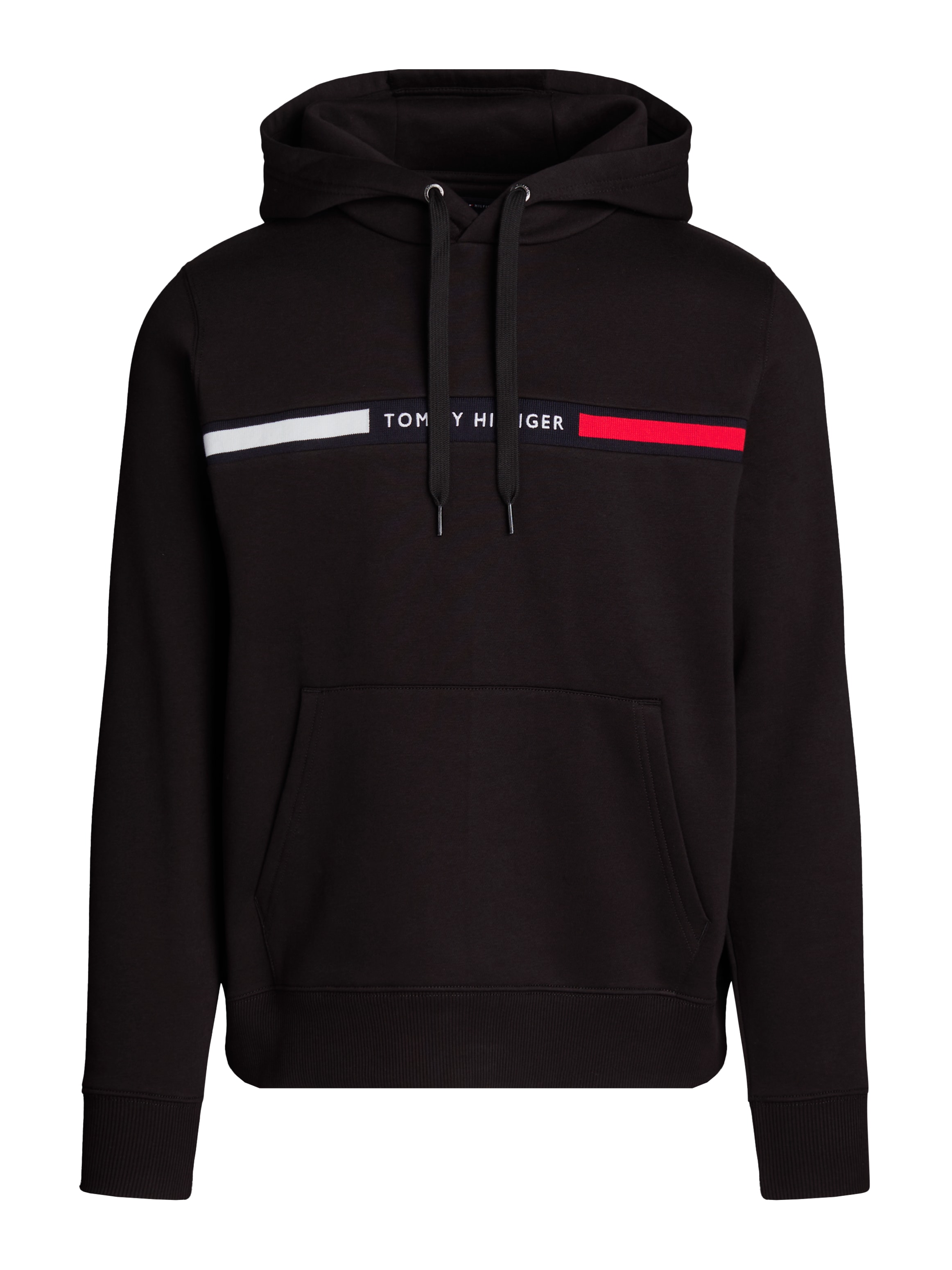 Tommy Hilfiger Kapuzensweatshirt »HILFIGER CHEST INSERT HOODY«, mit Kapuze, Kängurutasche, Logoschriftzug
