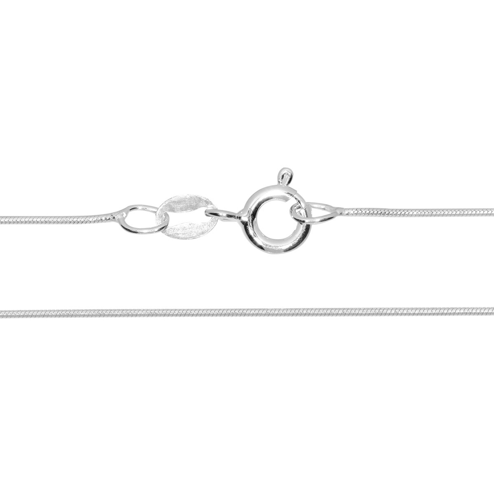 OSTSEE-SCHMUCK Silberkette »- Schlange 0,8 mm - Silber 925/000 -,«