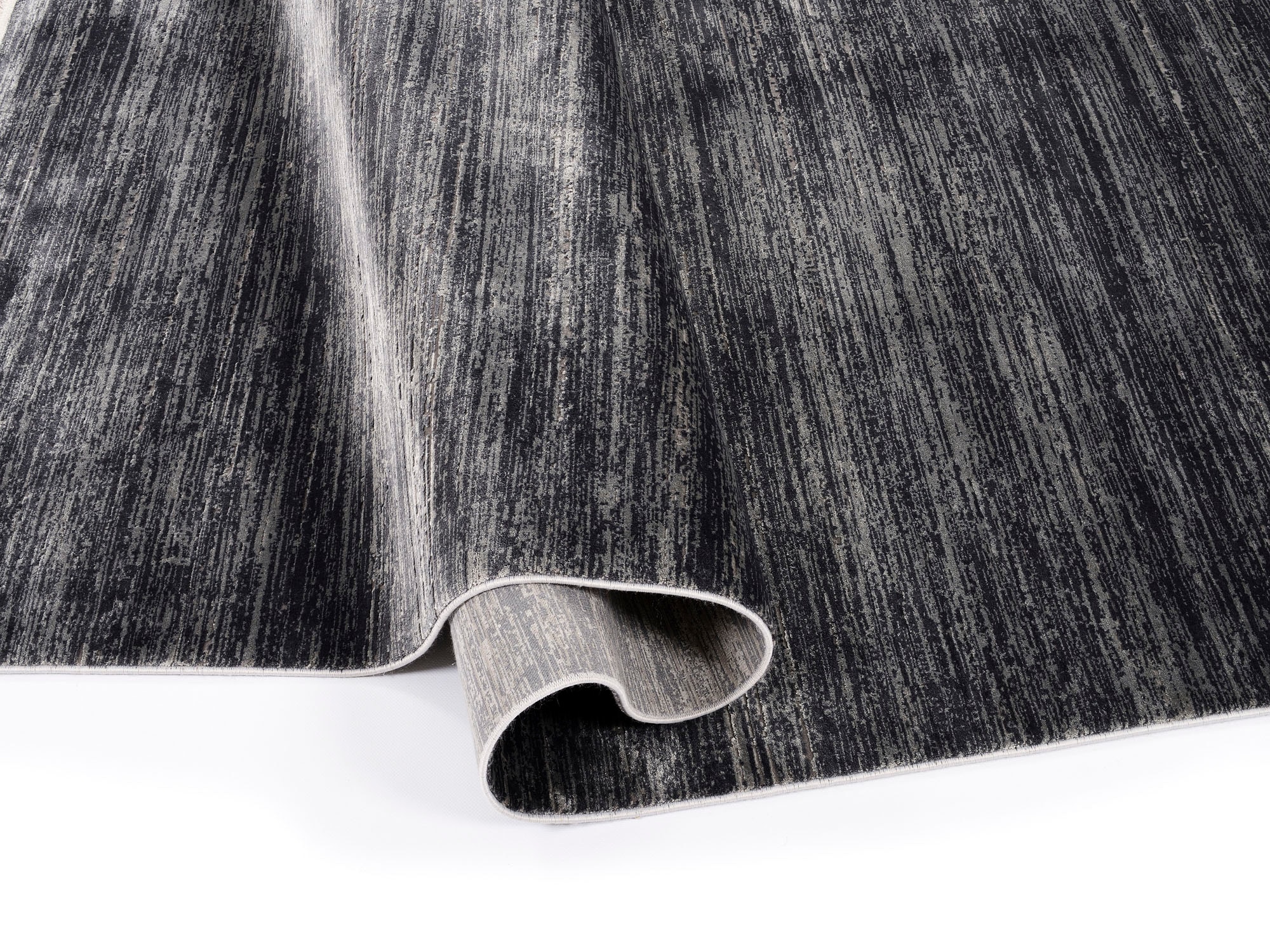 OCI DIE TEPPICHMARKE Teppich »BESTSELLER GLORY« rechteckig 8 mm Höhe Glanz Viskose, mit Fransen, Hoch Tief Struktur, Vintage, Wohnzimmer