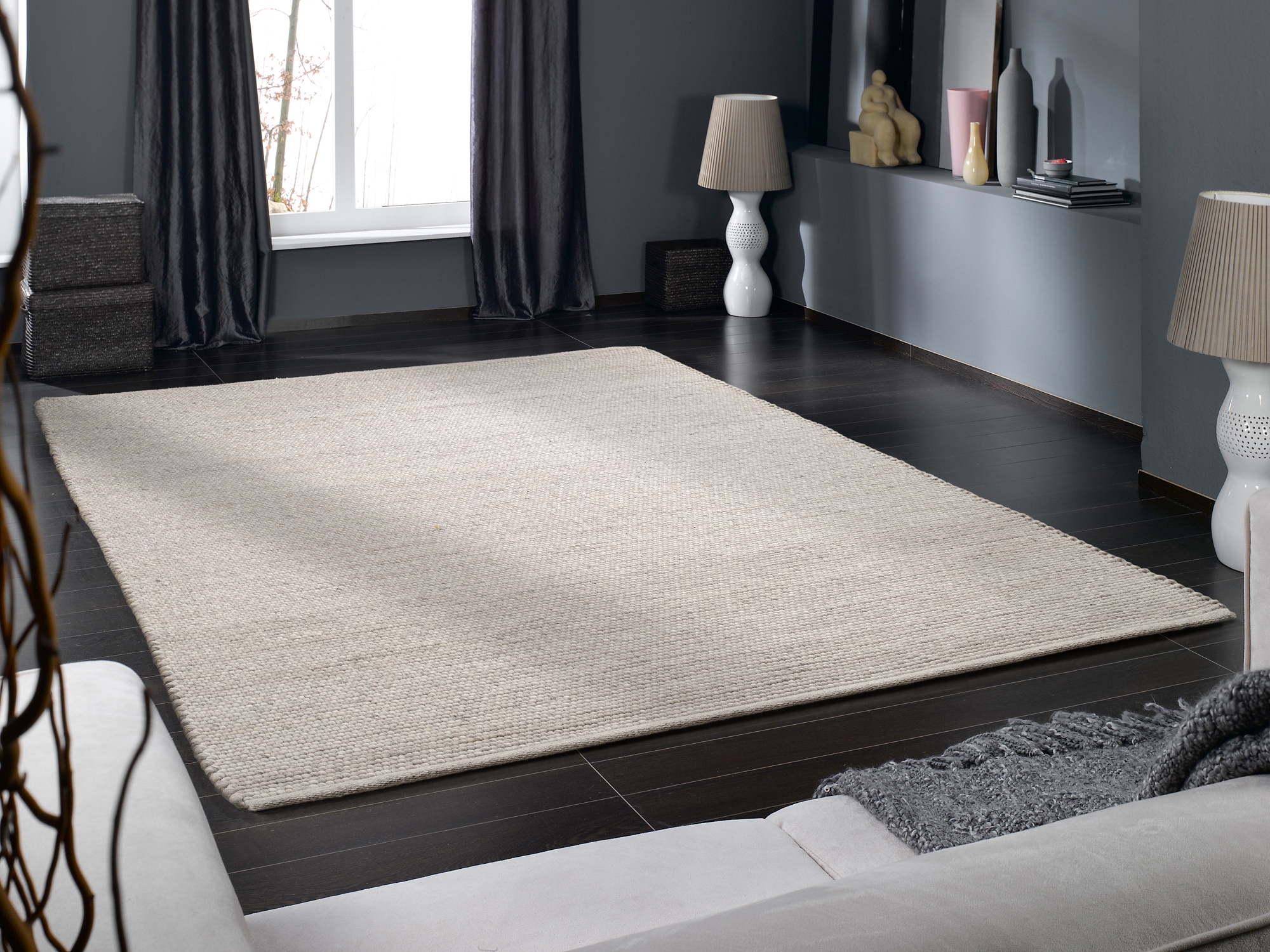 OCI DIE TEPPICHMARKE Teppich »FAVORIT« rechteckig 12 mm Höhe Handweb-Teppich aus Indien, handgewebt, hochwertig verarbeitet