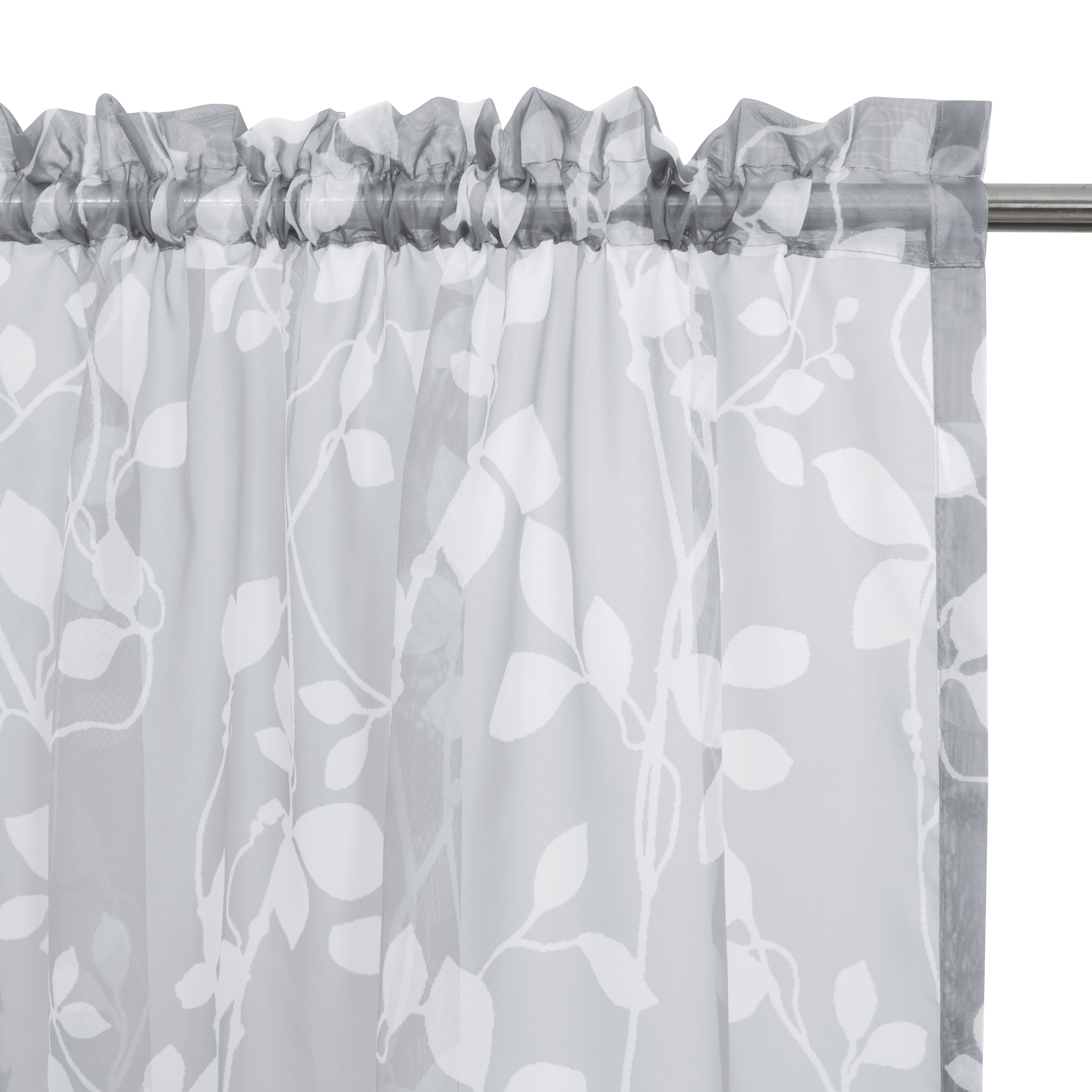 my home Gardine »Issoire« Stangendurchzug 1 Stk. tlg. Wohnzimmer, Schlafzimmer, Esszimmer, gemustert, modern