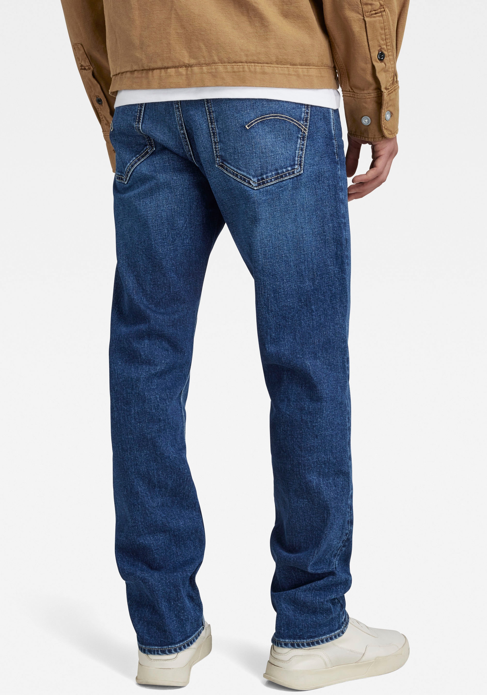 G-STAR Straight-Jeans »Mosa Straight«, mit hellen Nähten