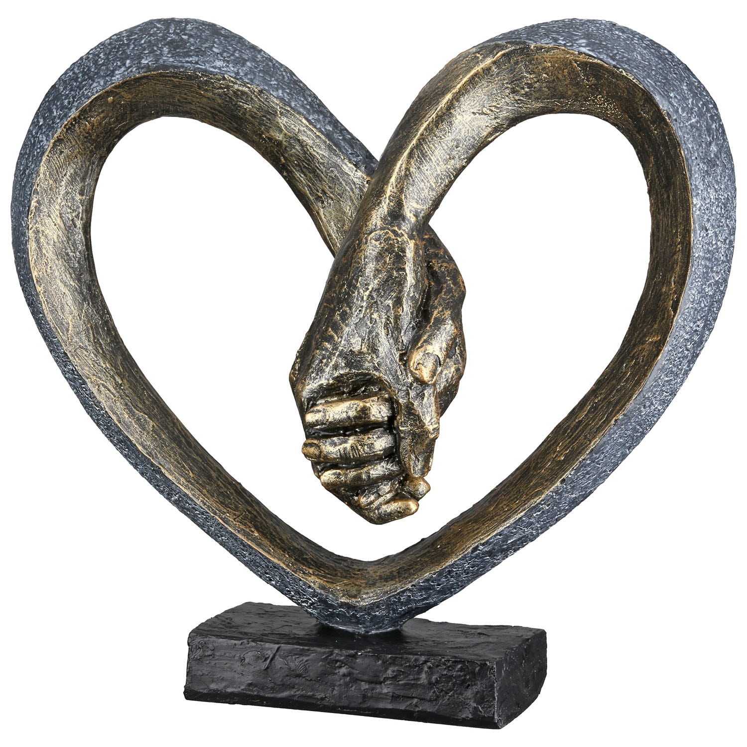 GILDE Skulptur "Skulptur Hand in Hand"