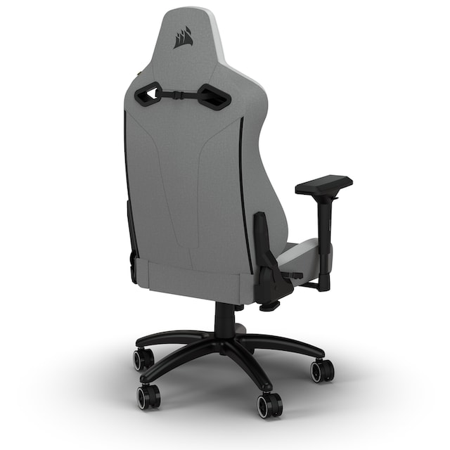 Corsair Gaming-Stuhl »TC200 Fabric Gaming Chair - Standard Fit, Light Grey/ White« ➥ 3 Jahre XXL Garantie | UNIVERSAL