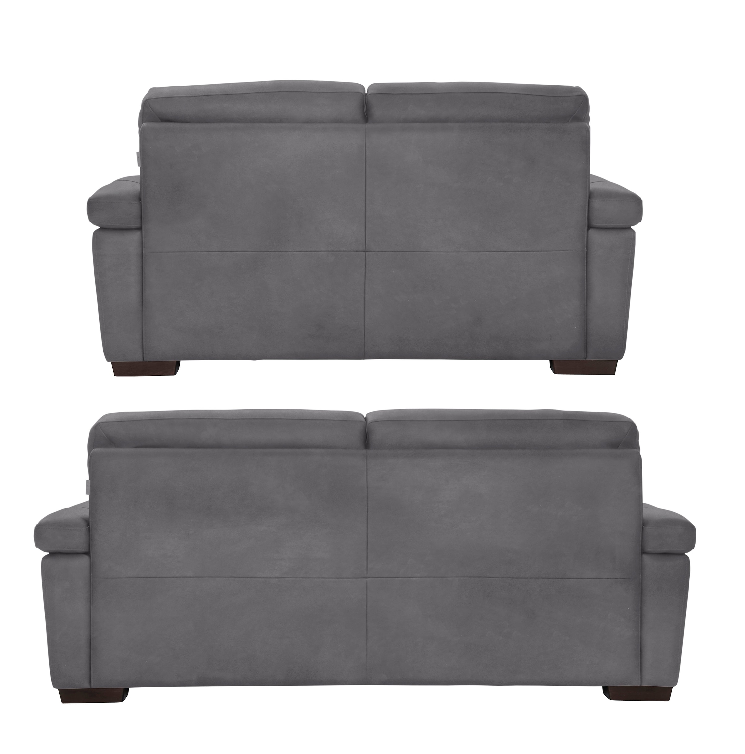 CALIA ITALIA Polstergarnitur »Gaia, hochwertige Garnitur aus 2-Sitzer & 3-Sitzer im edlen Design« Set, 2 Stk. tlg. aus pflegeleichtem Luxus-Microfaser Ginevra Hydro Care